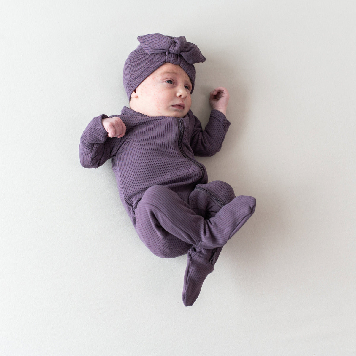 Kyte Baby Ribbed Headwrap Ribbed Headwrap in Currant