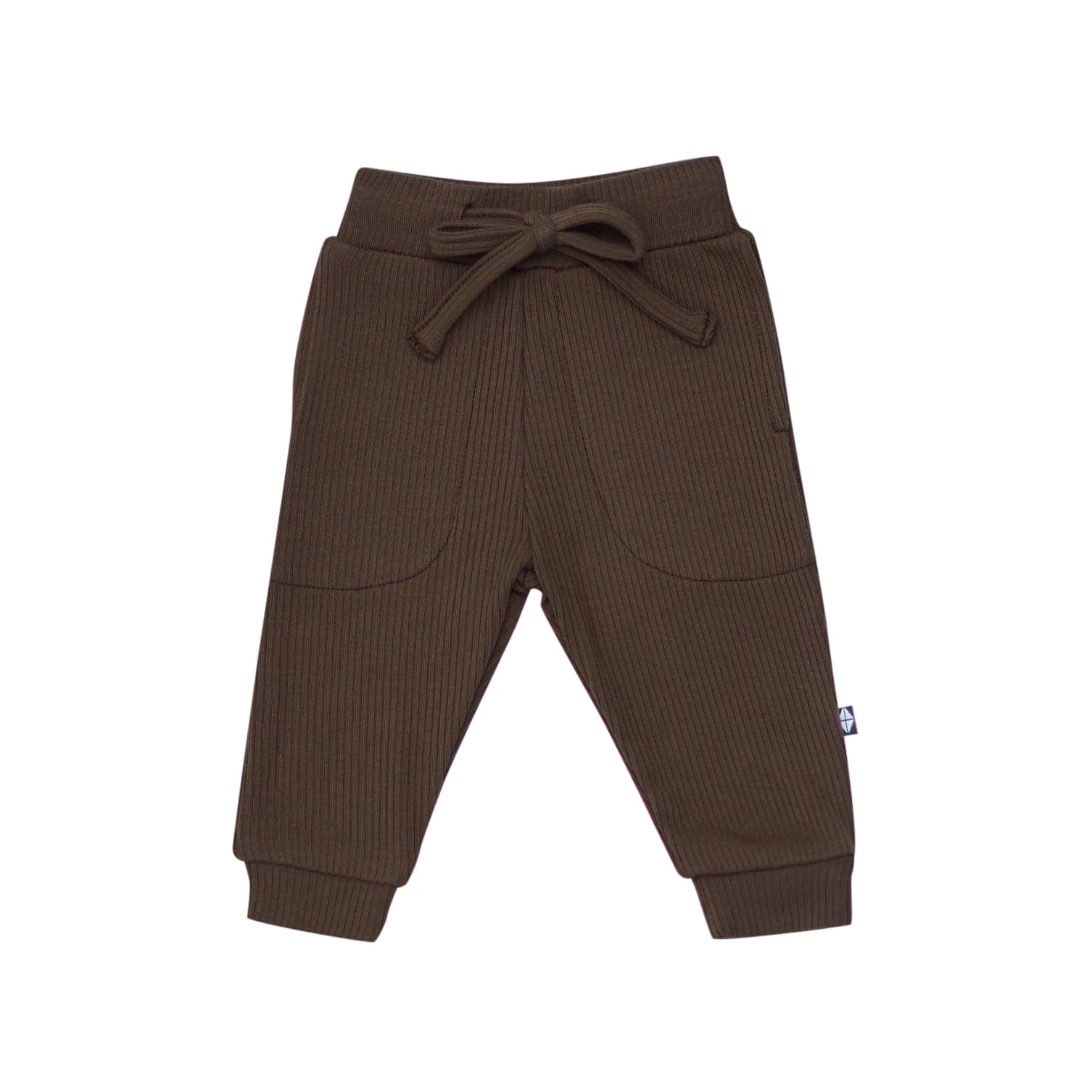 Kyte Baby Ribbed Jogger Pant Ribbed Jogger Pant in Espresso