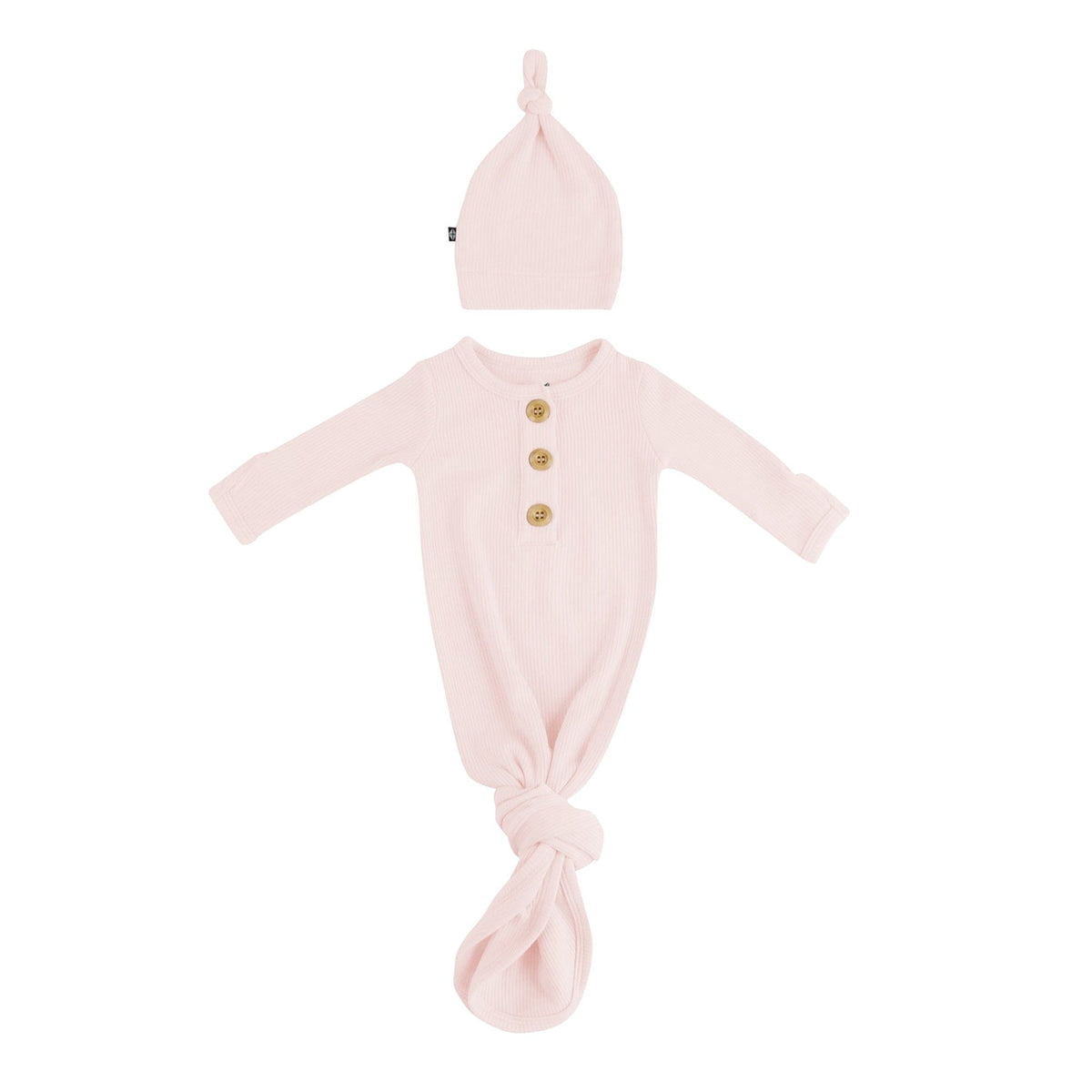 Mi Amor 2-pc. Maternity & Nursing Chemise with Robe (Blush Pink)