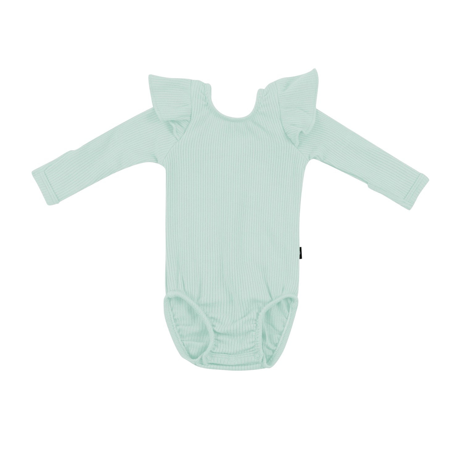 Ruffle Leotard Black main image 1