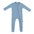 LydaBaby Blue Quilted Collection Zipper Footie main image 0
