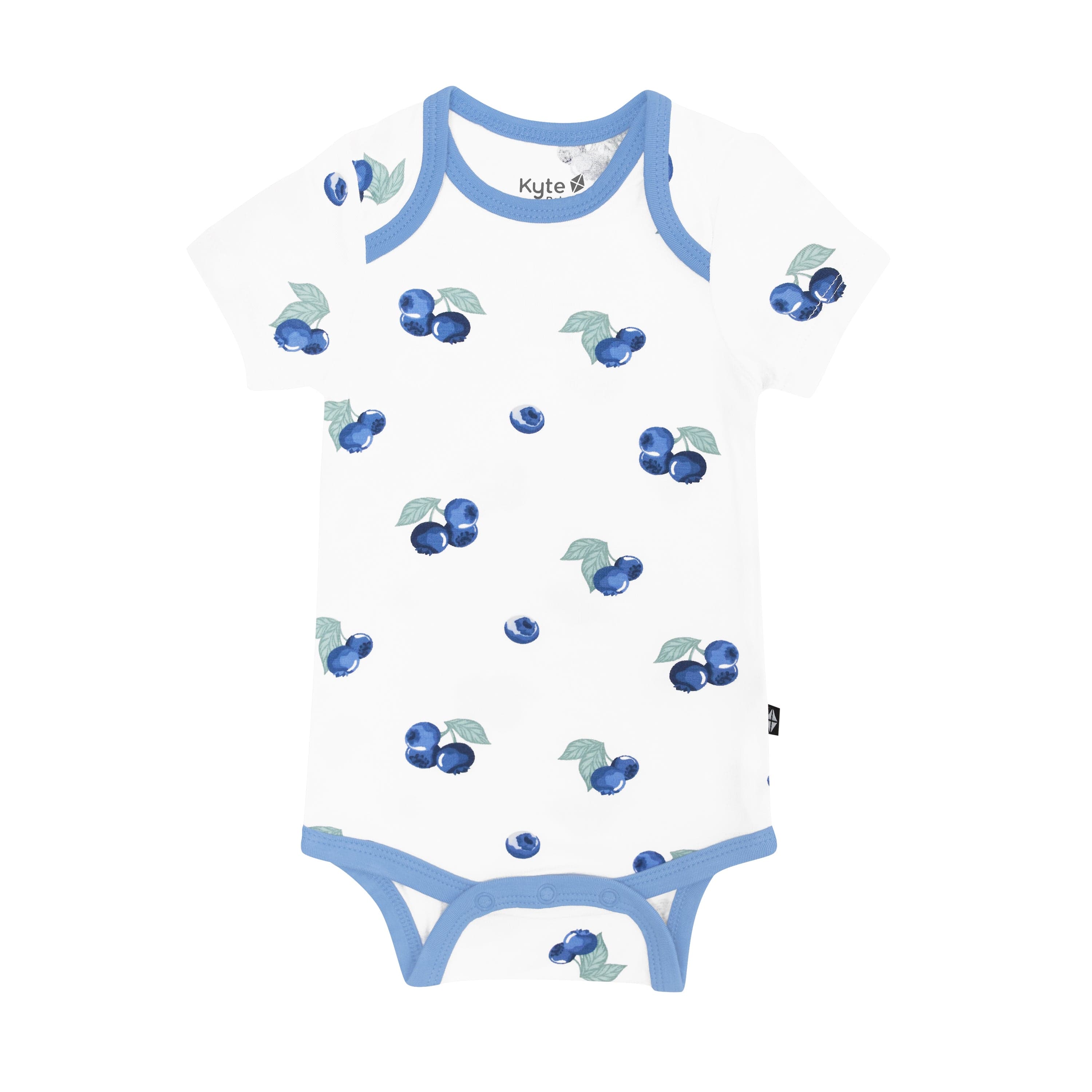 Kyte Baby Short Sleeve Bodysuits Bodysuit in Blueberry