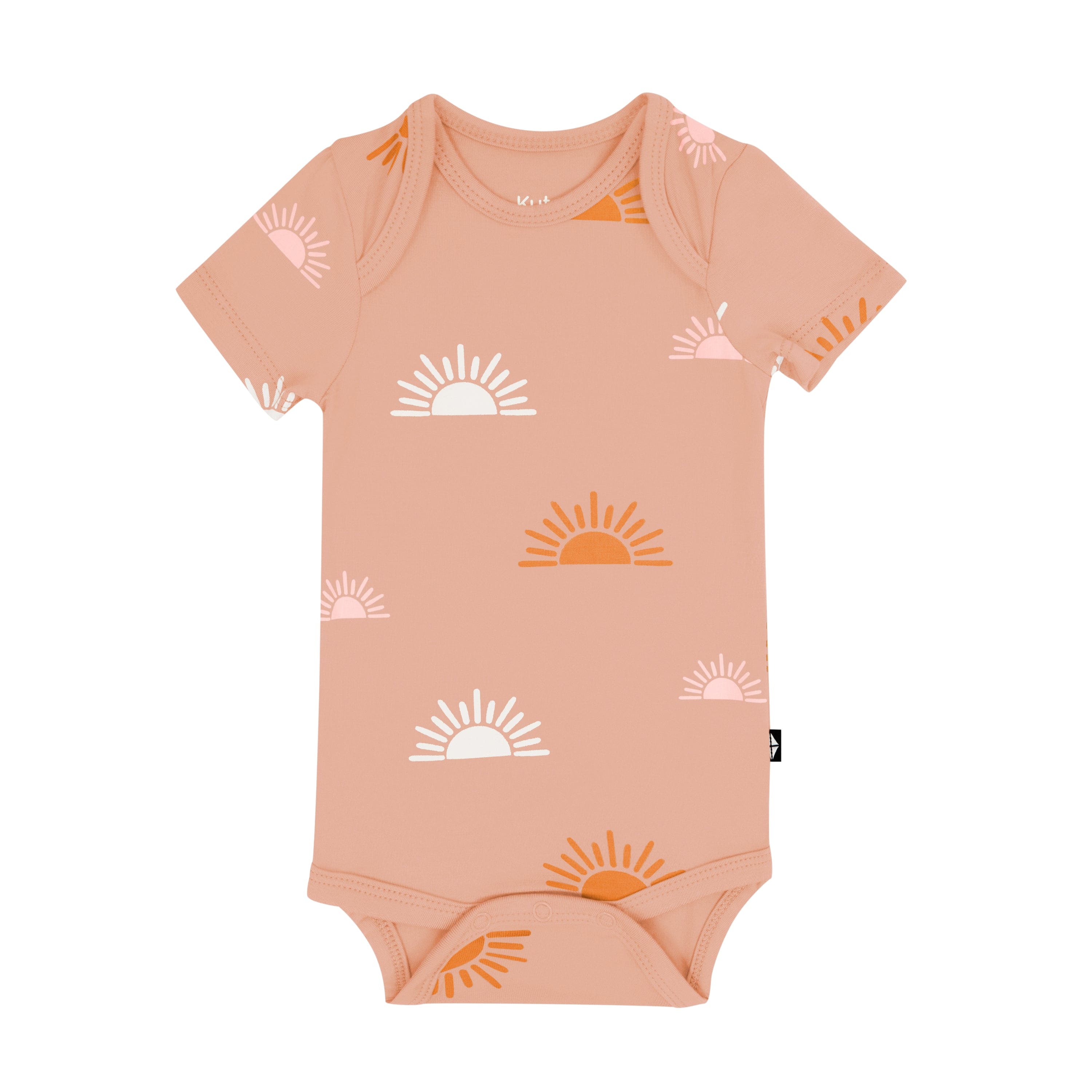 Kyte Baby Peach 2024 Short Sleeve Bodysuit