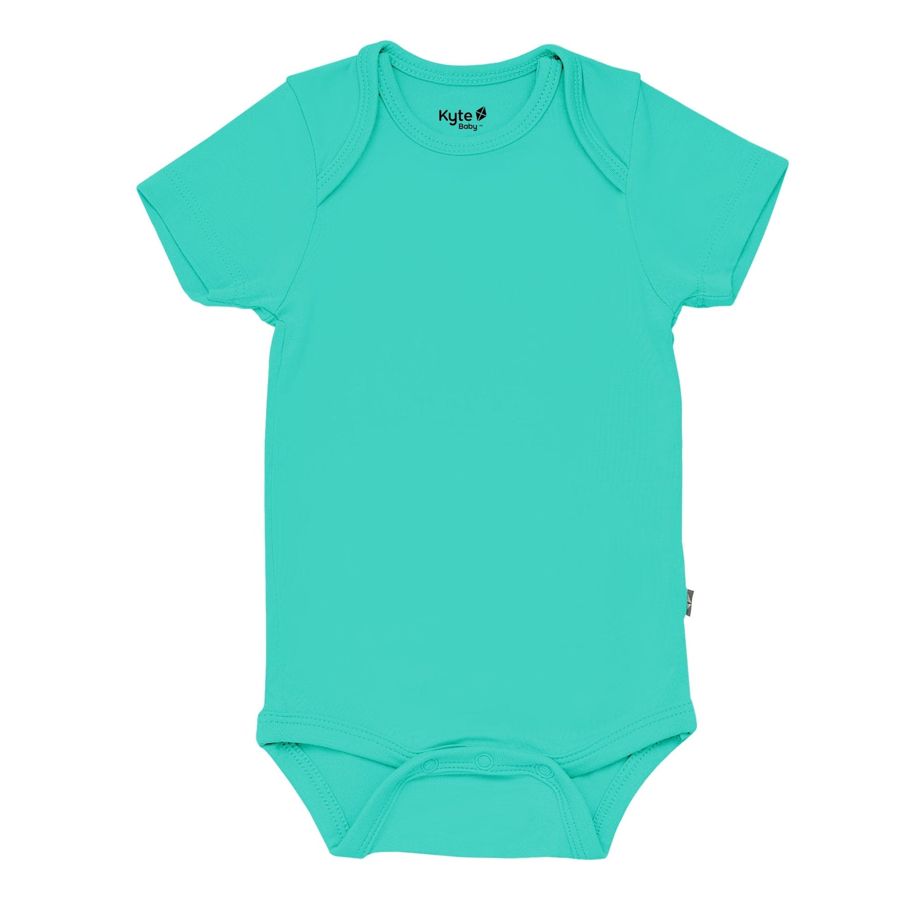 Kyte Baby Short Sleeve Bodysuits Bodysuit in Caribbean