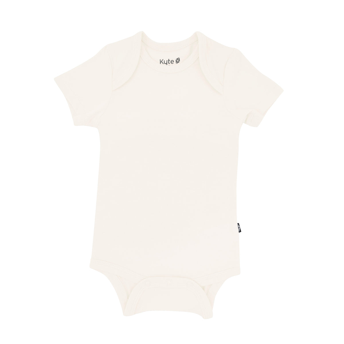 Kyte Baby Short Sleeve Bodysuits Bodysuit in Ecru
