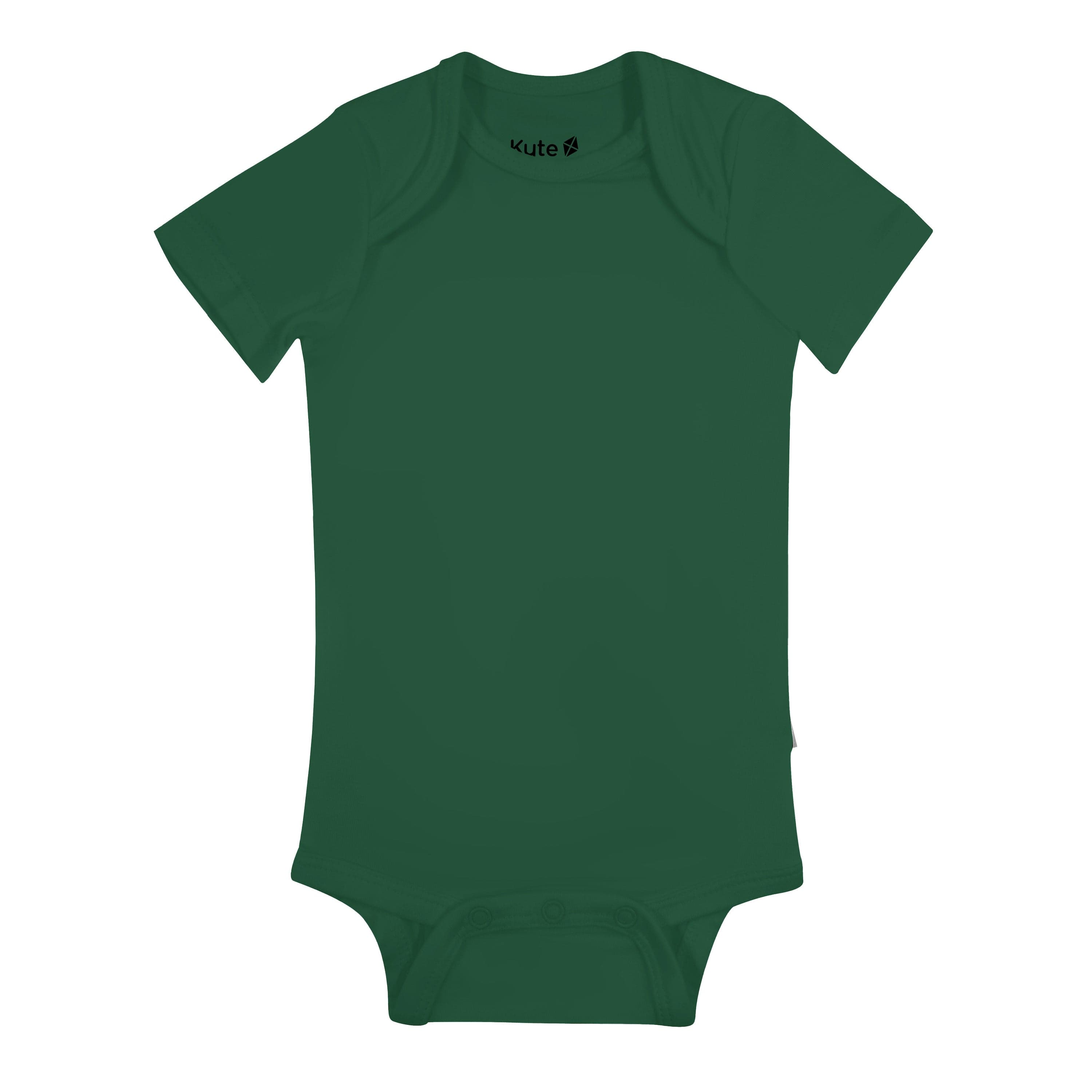 Kyte Baby Short Sleeve Bodysuits Bodysuit in Forest