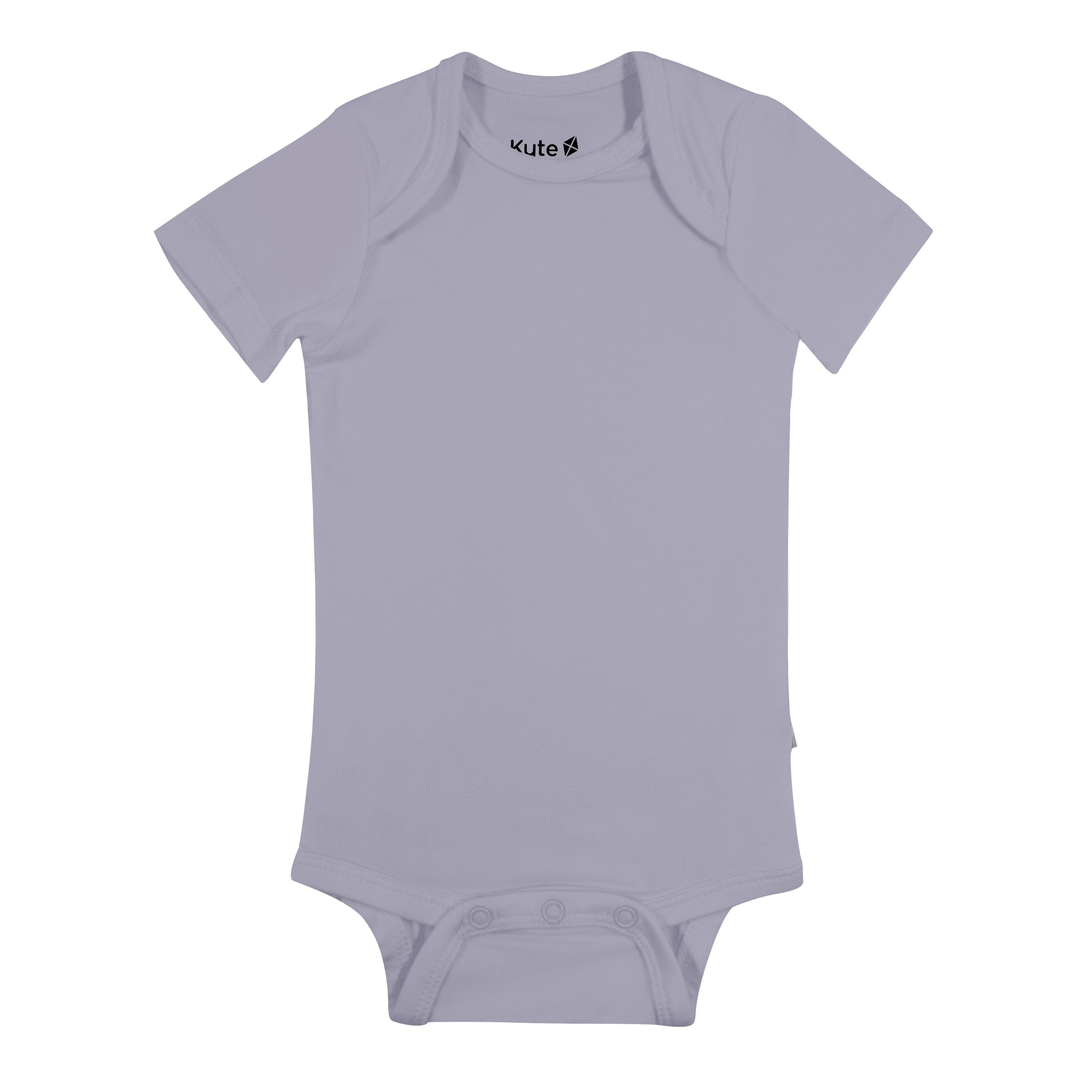 Kyte Baby Short Sleeve Bodysuits Bodysuit in Haze