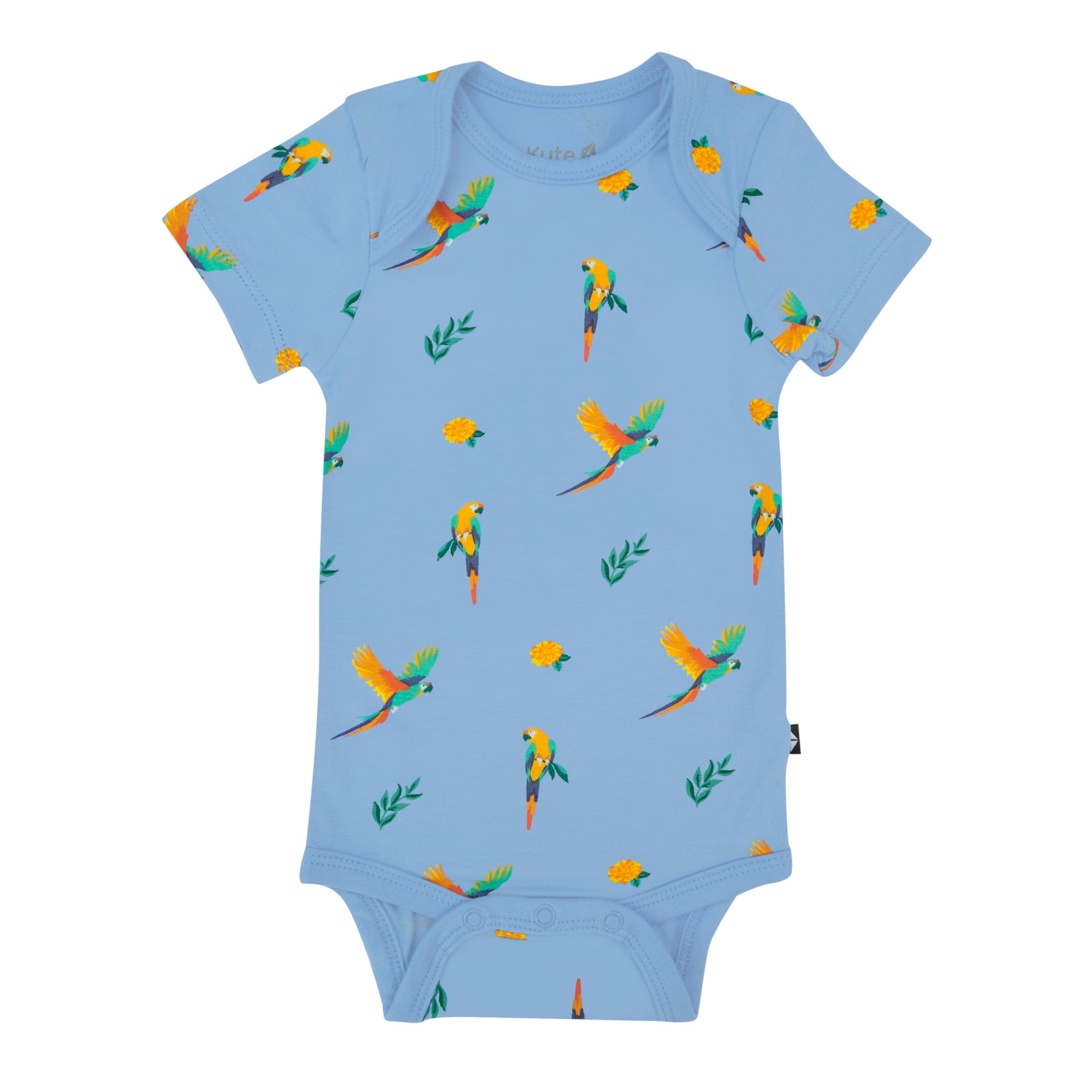 Kyte Baby Short Sleeve Bodysuits Bodysuit in Macaw