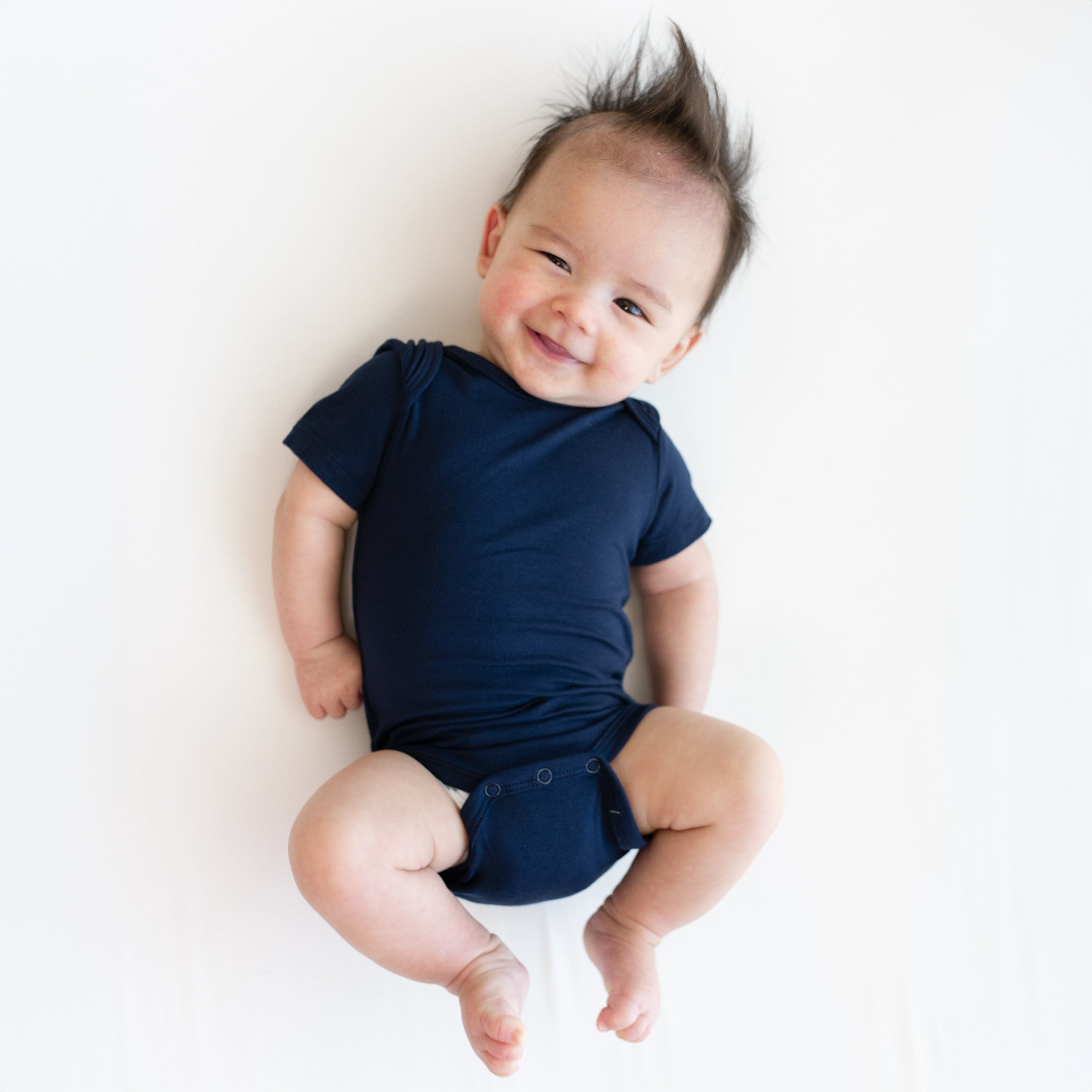 Kyte Baby Short Sleeve Bodysuits Bodysuit in Navy