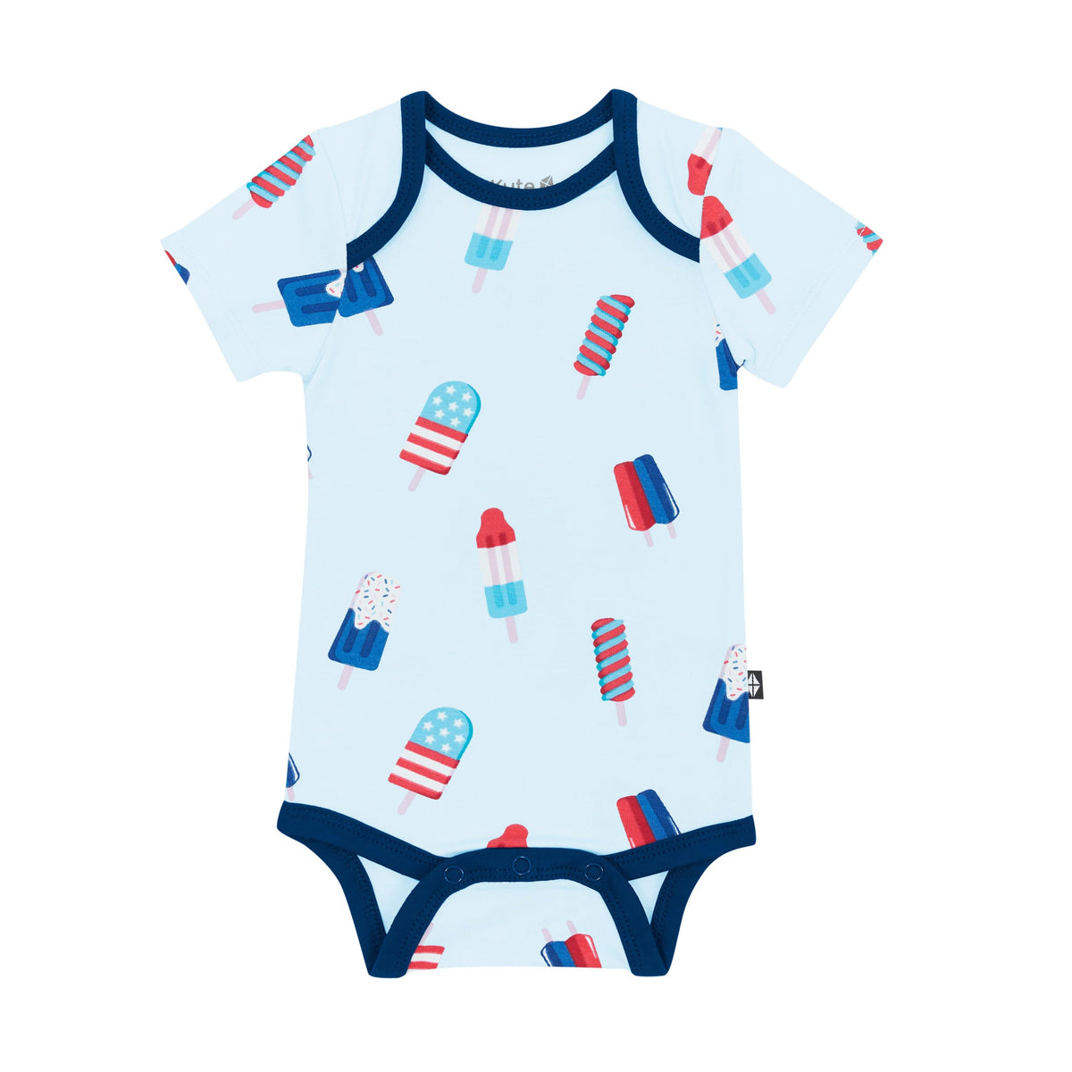 Kyte Baby Short Sleeve Bodysuits Bodysuit in Popsicle