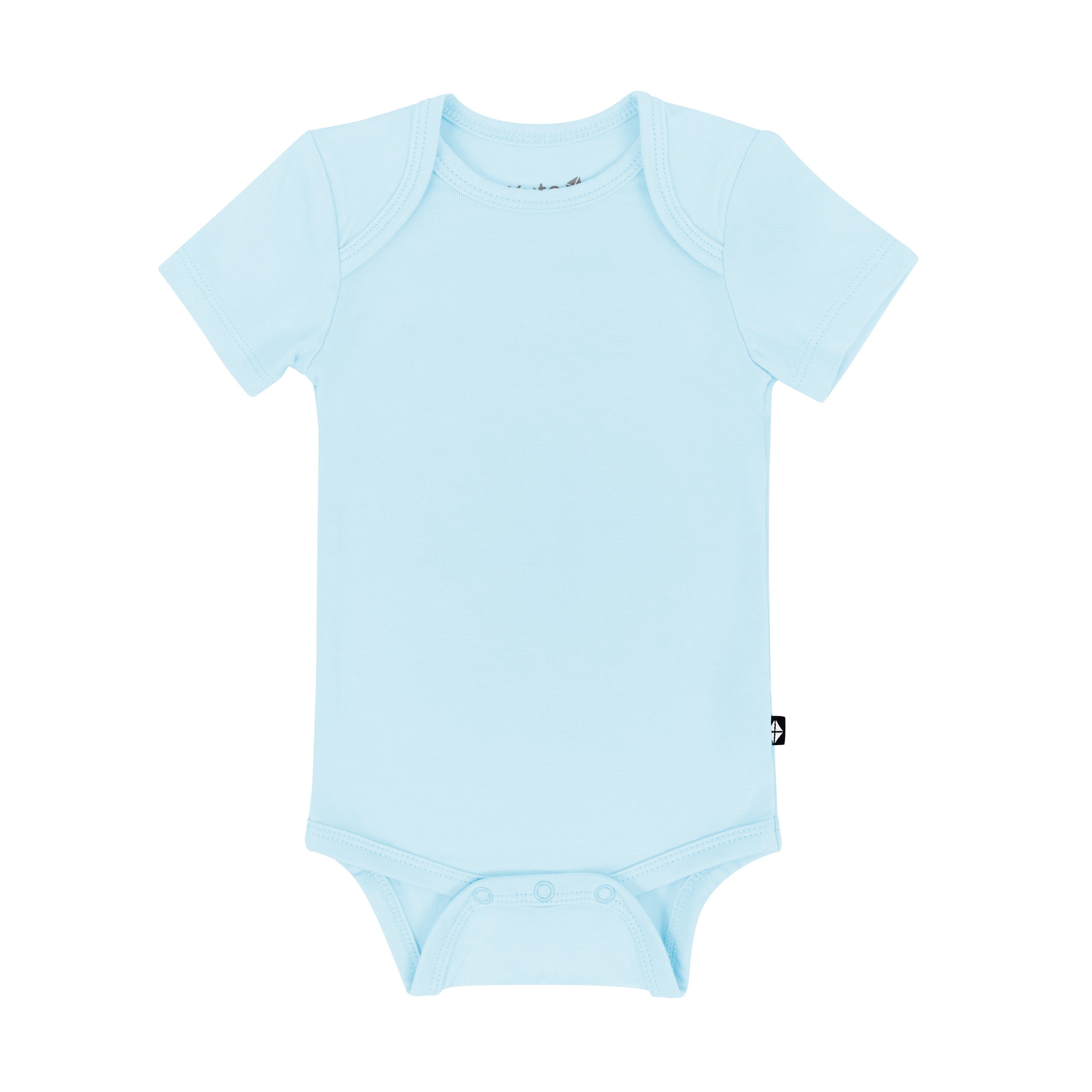 Kyte Baby Short Sleeve Bodysuits Bodysuit in Powder