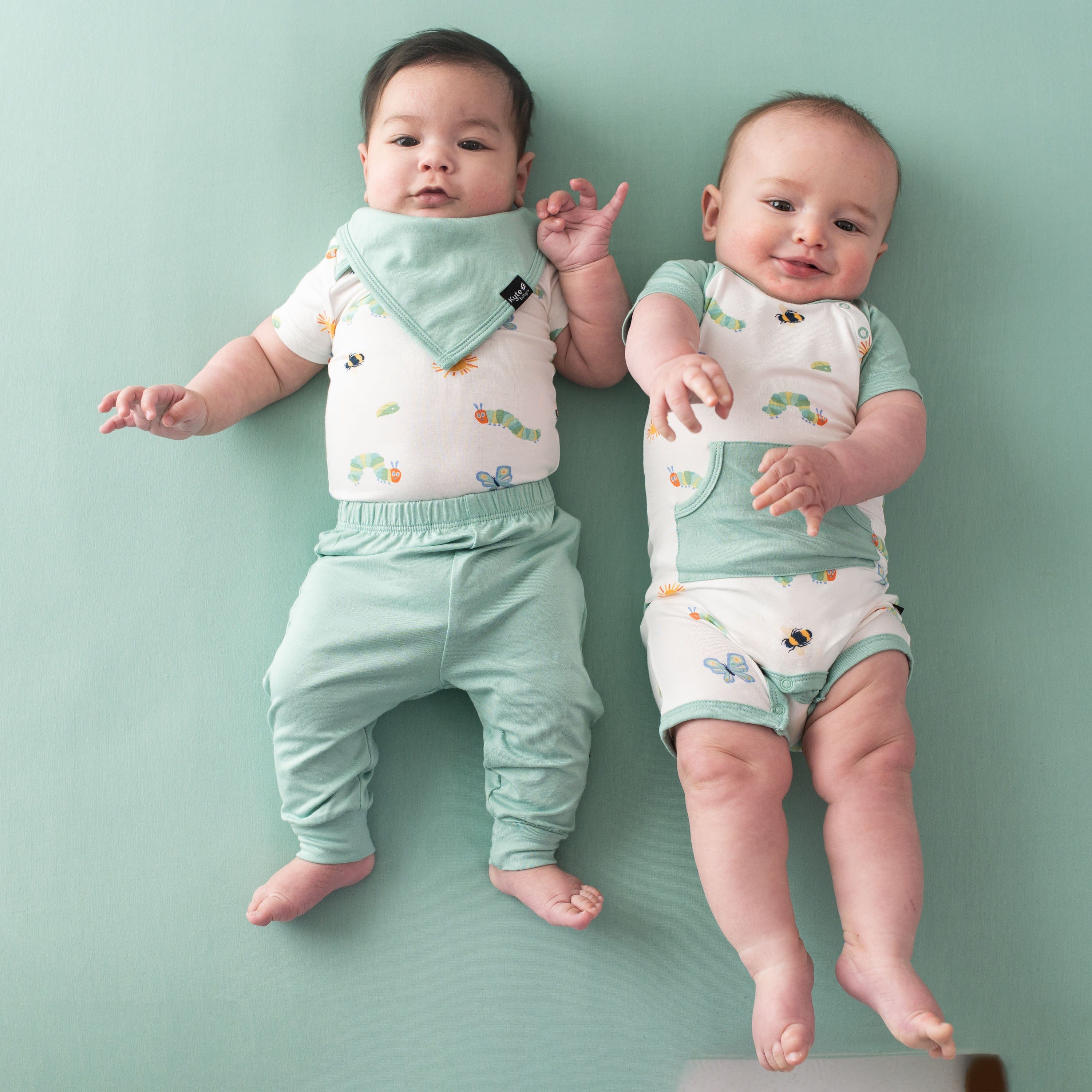 Kyte BABY Short Sleeve Bodysuits Bodysuit in The Very Hungry Caterpillar™ and Friends