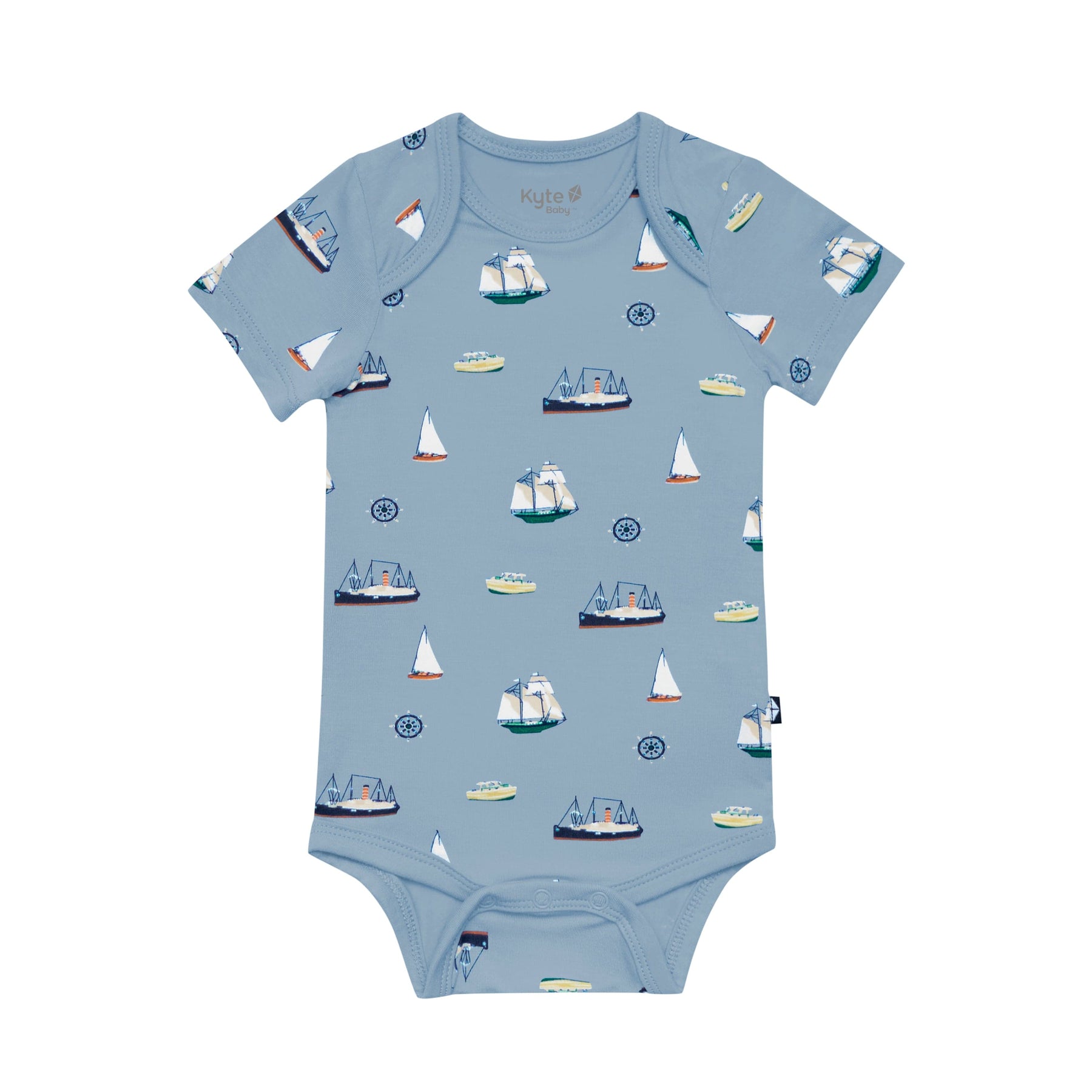 Kyte Baby Bodysuit in Vintage Boats