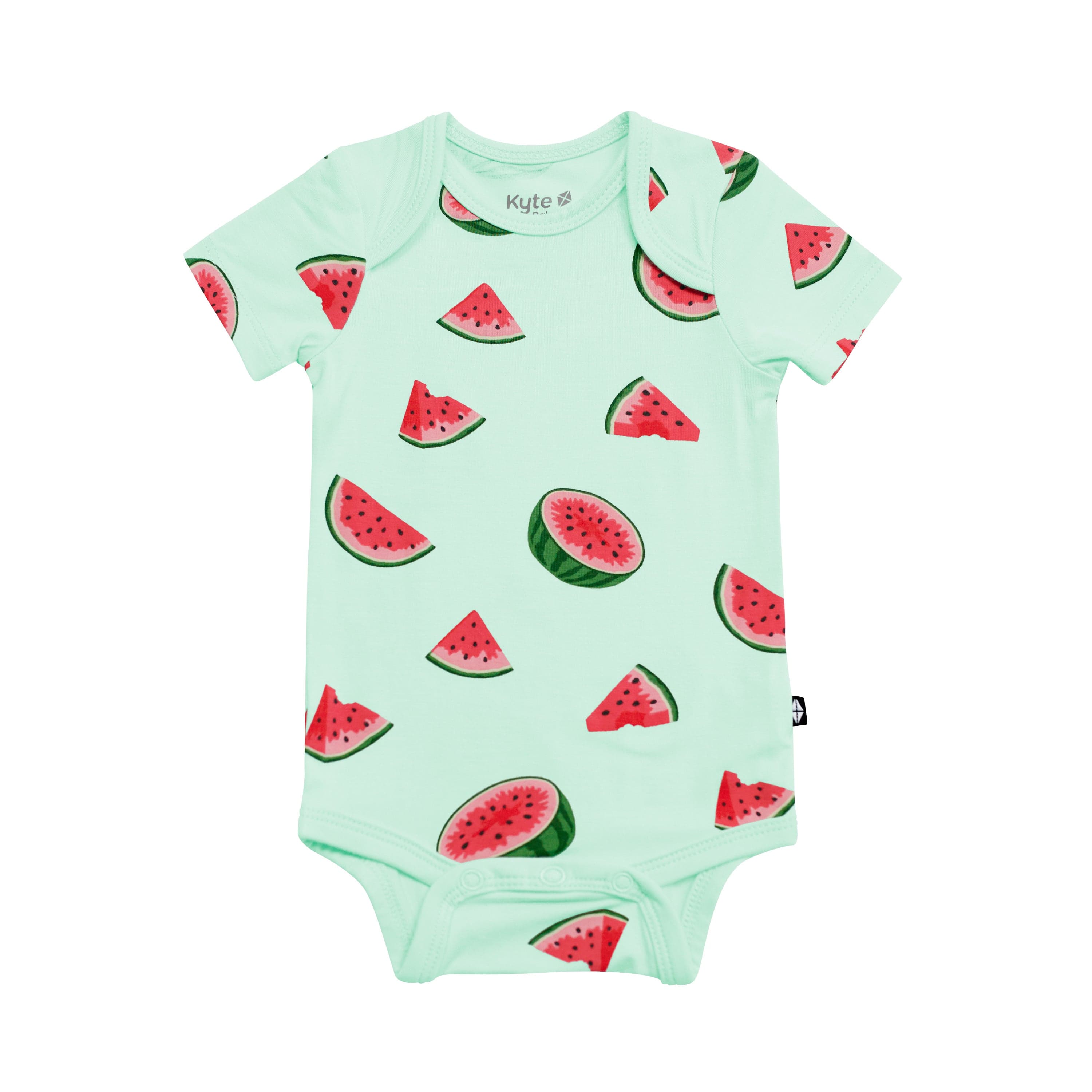 Kyte Baby Short Sleeve Bodysuits Bodysuit in Watermelon