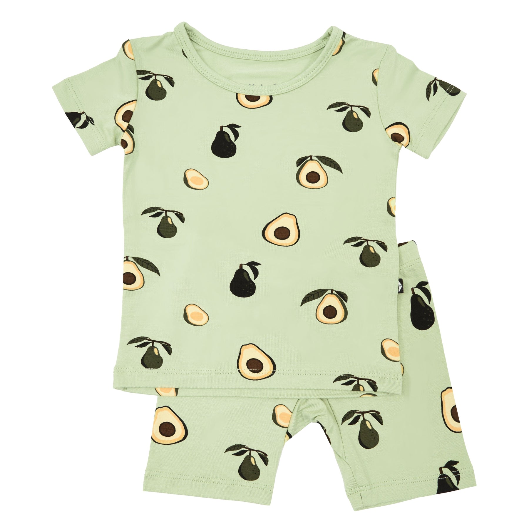 Kyte Baby Short Sleeve Toddler Pajama Set Short Sleeve Pajamas in Avocado