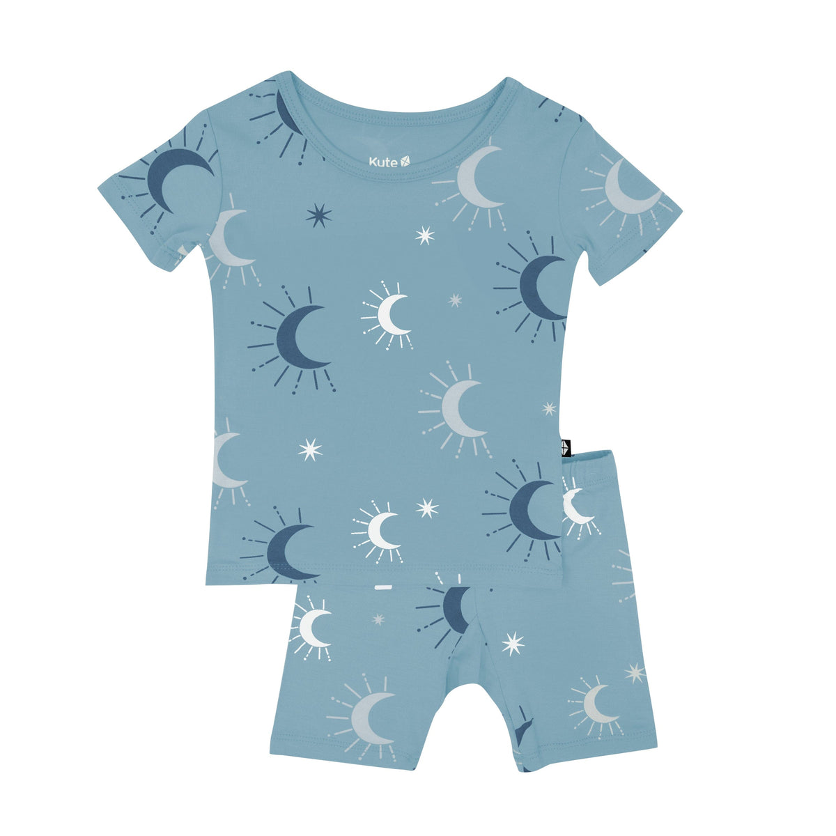 Kyte Baby Short Sleeve Toddler Pajama Set Short Sleeve Pajamas in Boho Moon