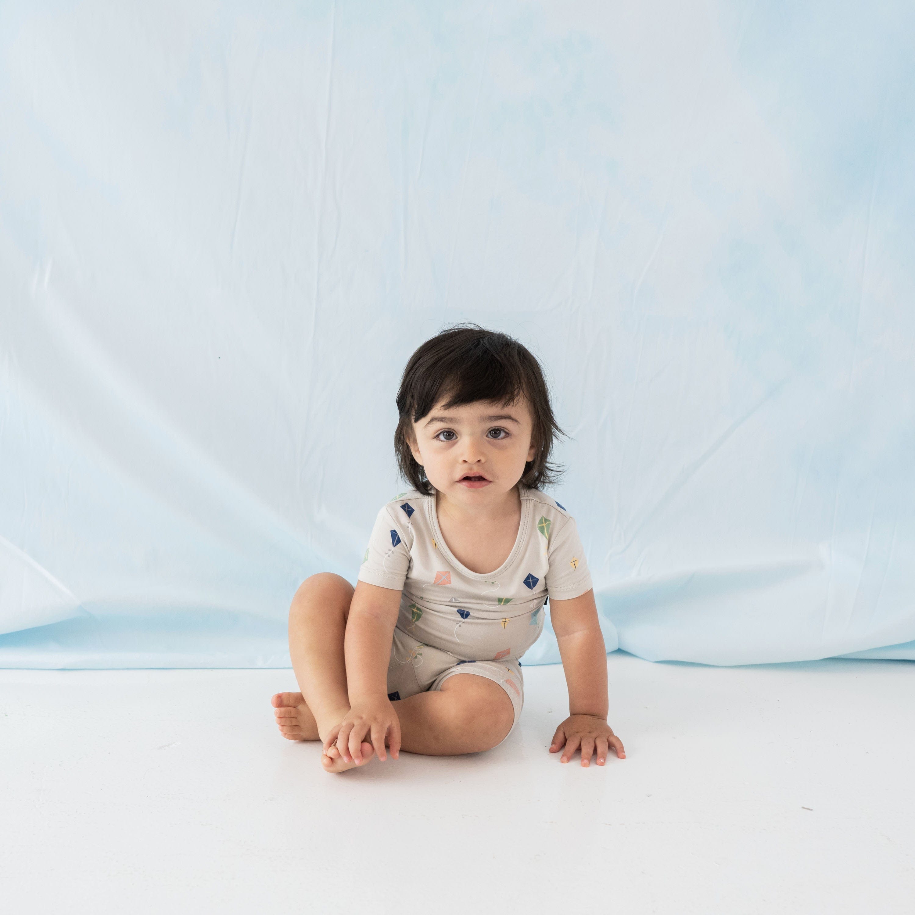 Kyte Baby Short Sleeve Toddler Pajama Set Short Sleeve Pajamas in Kite