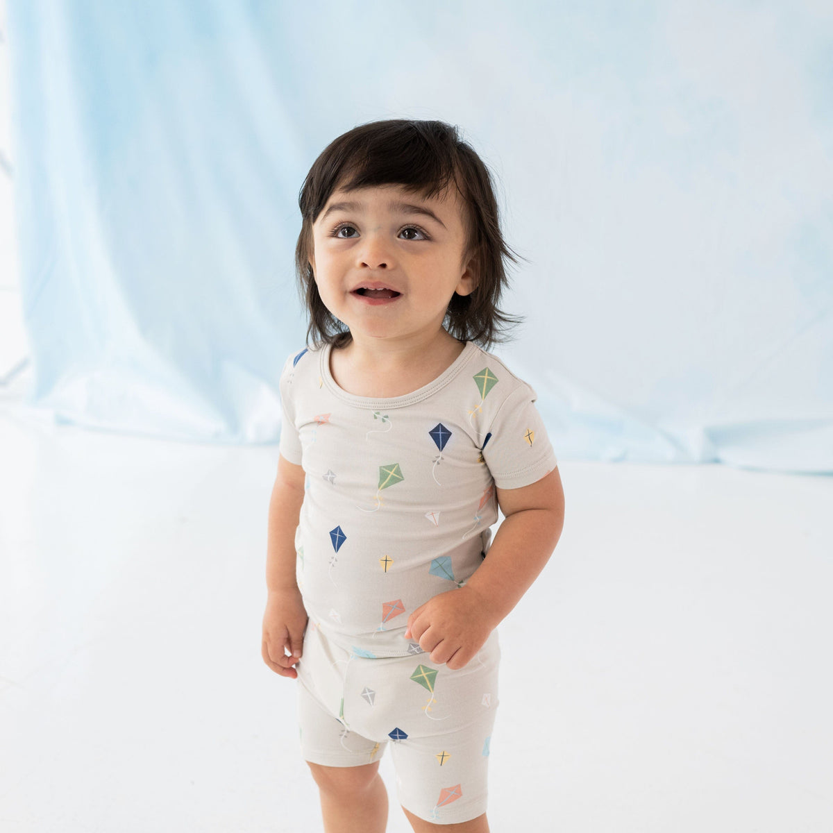 Kyte Baby Short Sleeve Toddler Pajama Set Short Sleeve Pajamas in Kite