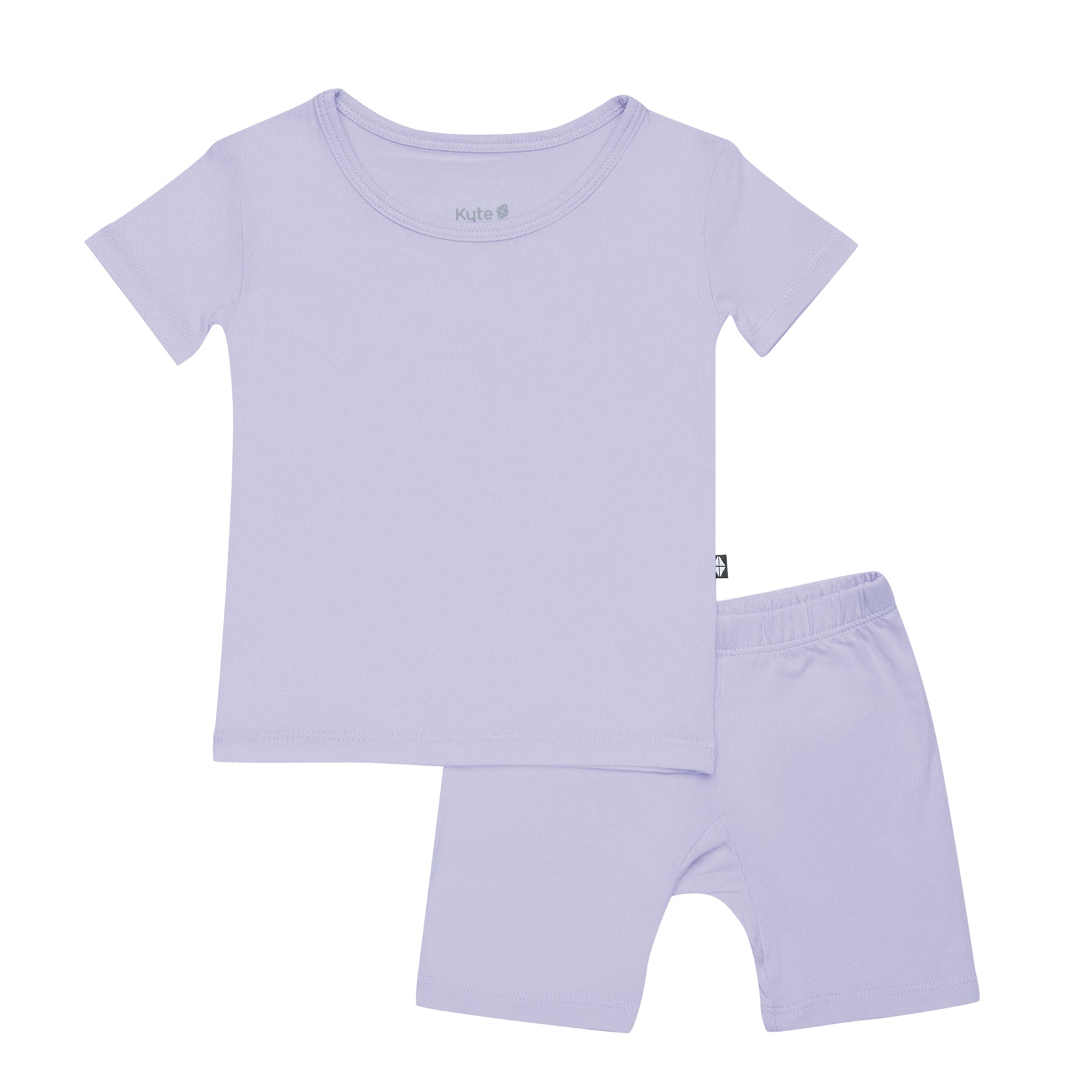 Kyte Baby Short Sleeve Toddler Pajama Set Short Sleeve Pajamas in Lilac