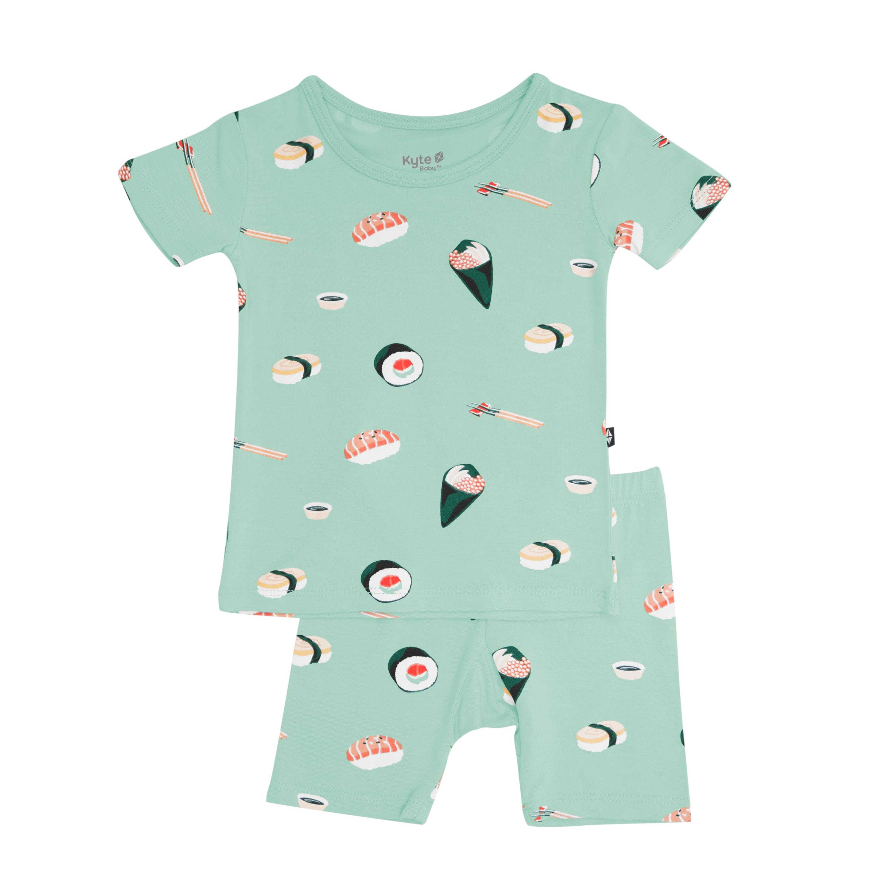 Kyte Baby Short Sleeve Toddler Pajama Set Short Sleeve Pajamas in Sushi