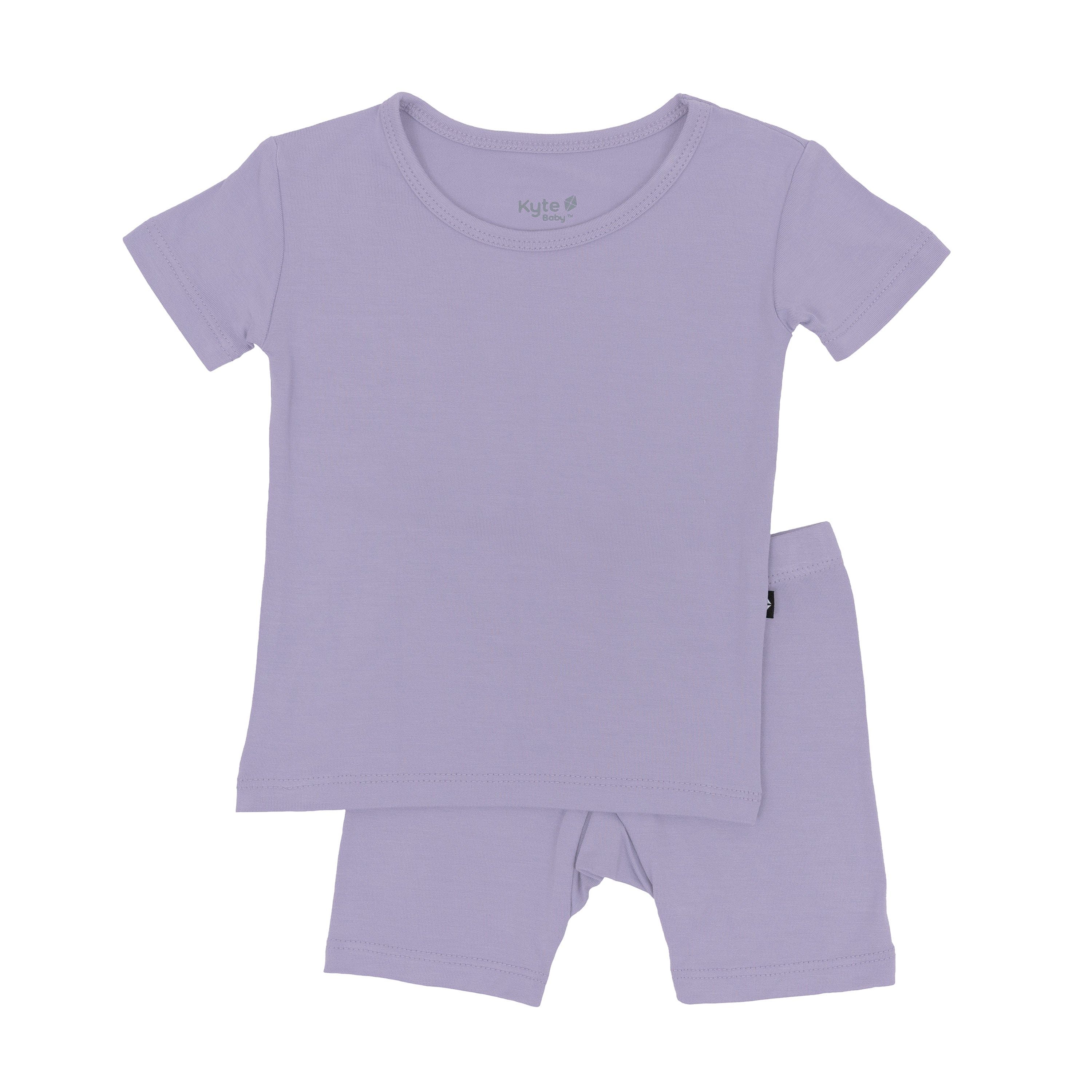 Kyte Baby Short Sleeve Toddler Pajama Set Short Sleeve Pajamas in Taro