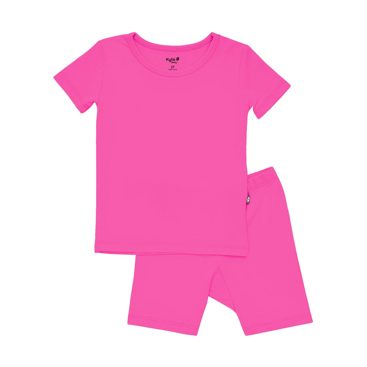 Kyte Baby Short Sleeve Toddler Pajama Set Short Sleeve Toddler Pajama Set in Raspberry
