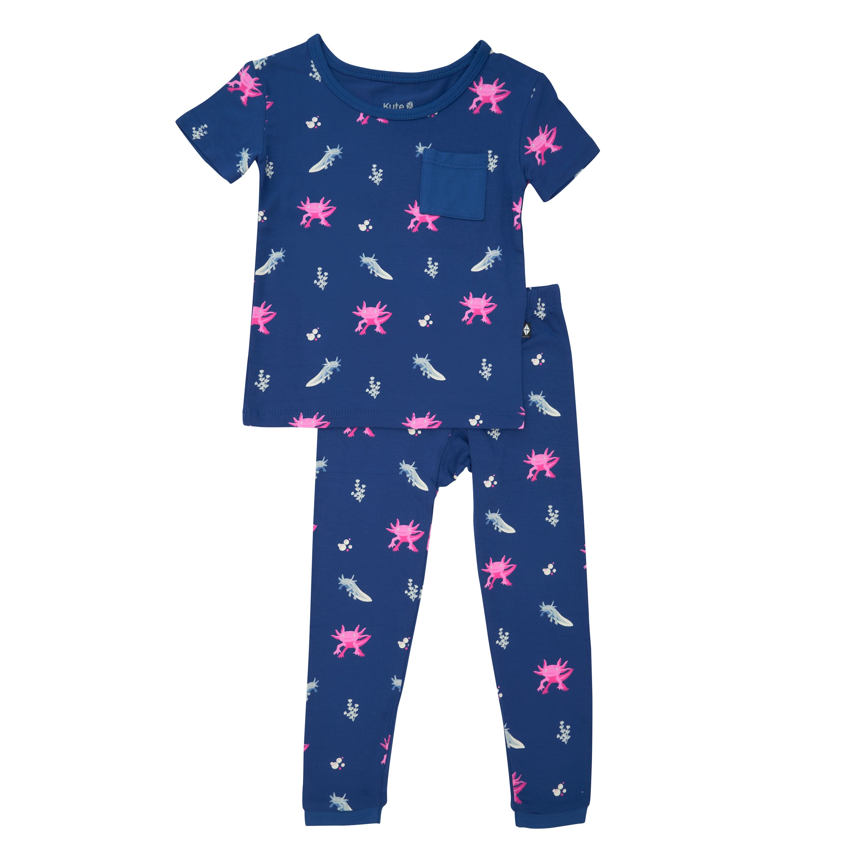 Kyte Baby Short Sleeve with Pants Pajama Short Sleeve with Pants Pajamas in Axolotl