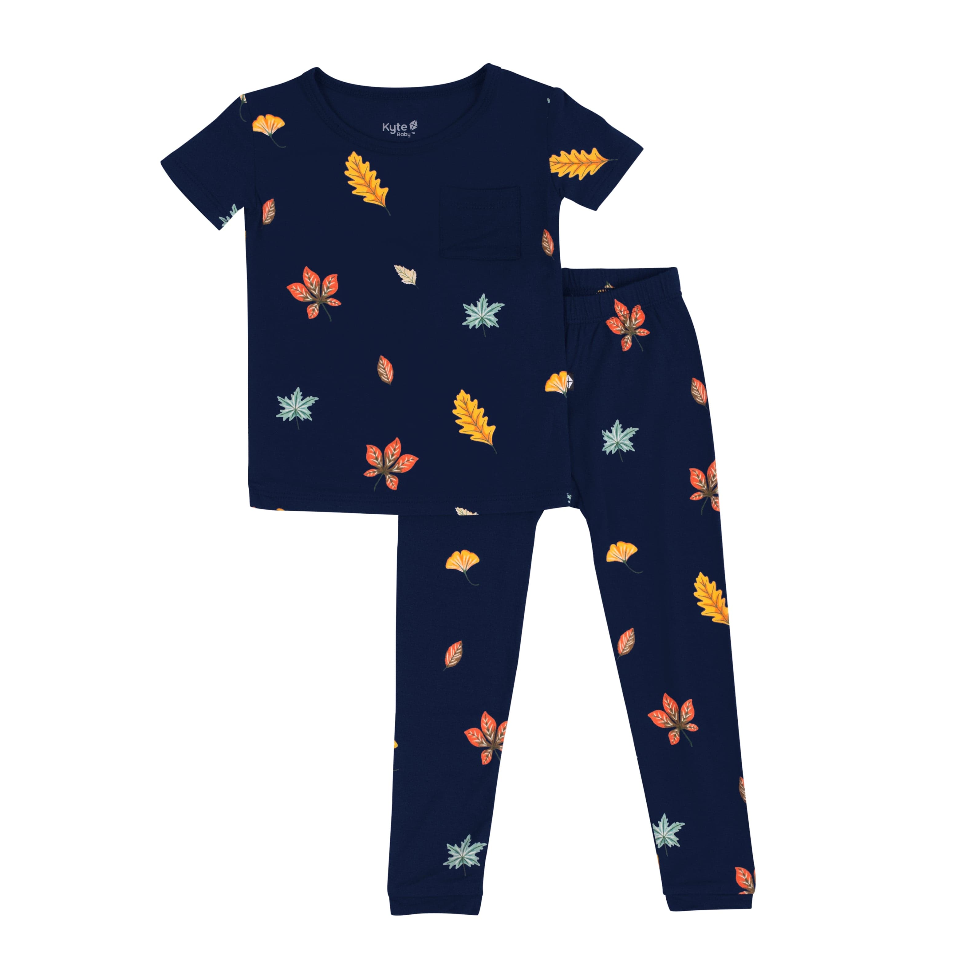 Kyte Baby Short Sleeve with Pants Pajama Short Sleeve with Pants Pajamas in Foliage