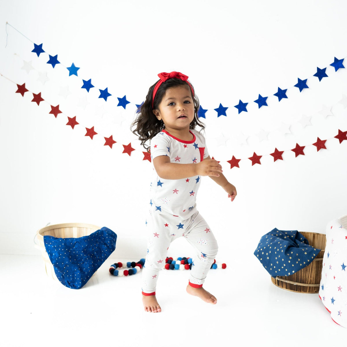 Kyte Baby Short Sleeve with Pants Pajama Short Sleeve with Pants Pajamas in Liberty