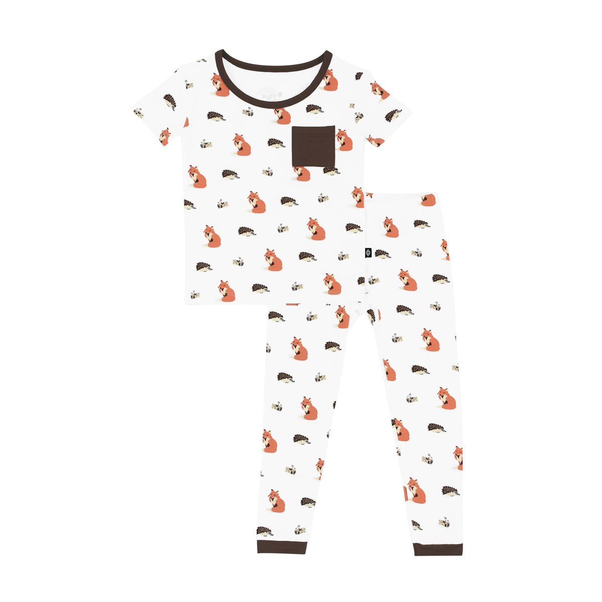 Kyte Baby Short Sleeve with Pants Pajama Short Sleeve with Pants Pajamas in Sienna Woodland