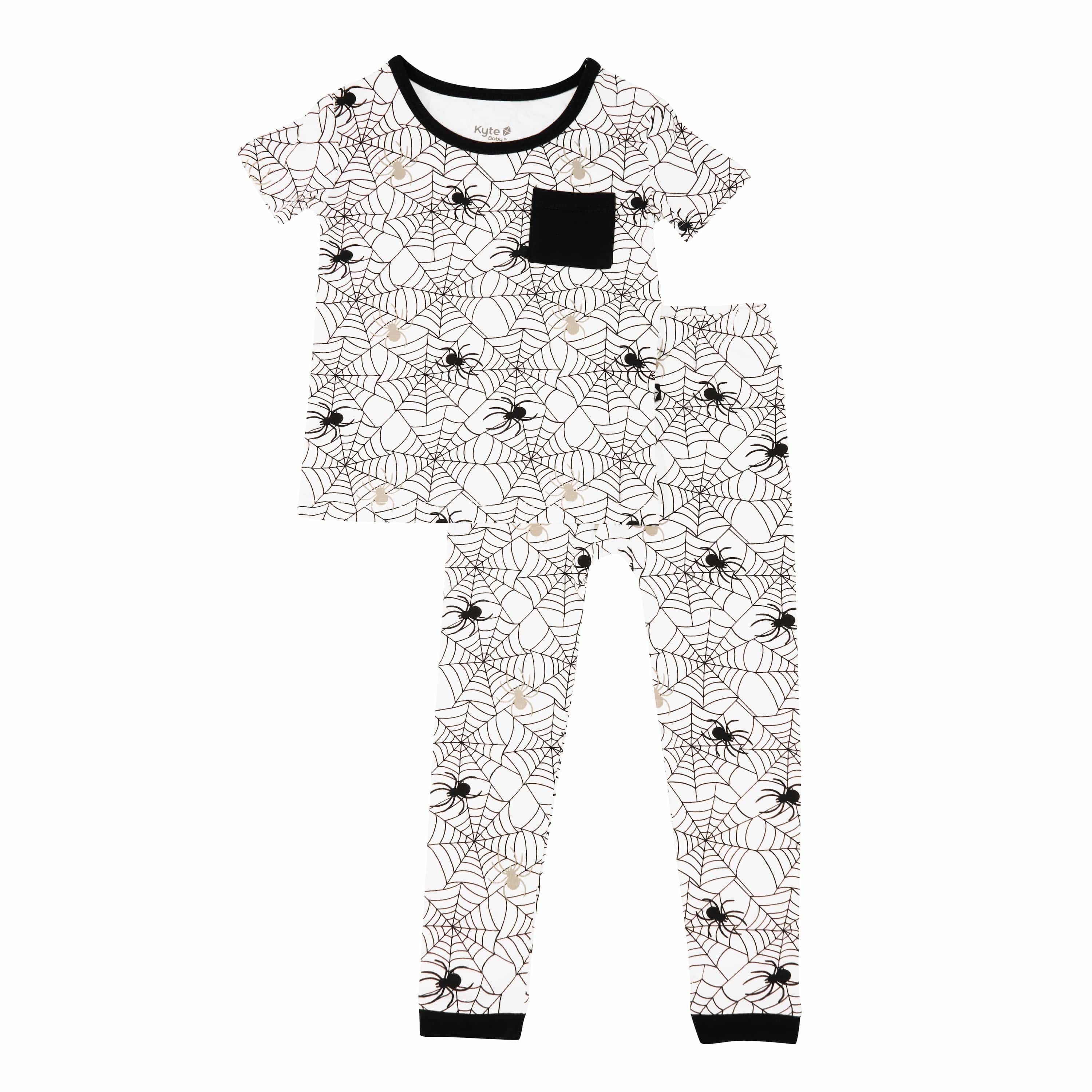 Kyte Baby Short Sleeve with Pants Pajama Short Sleeve with Pants Pajamas in Spider