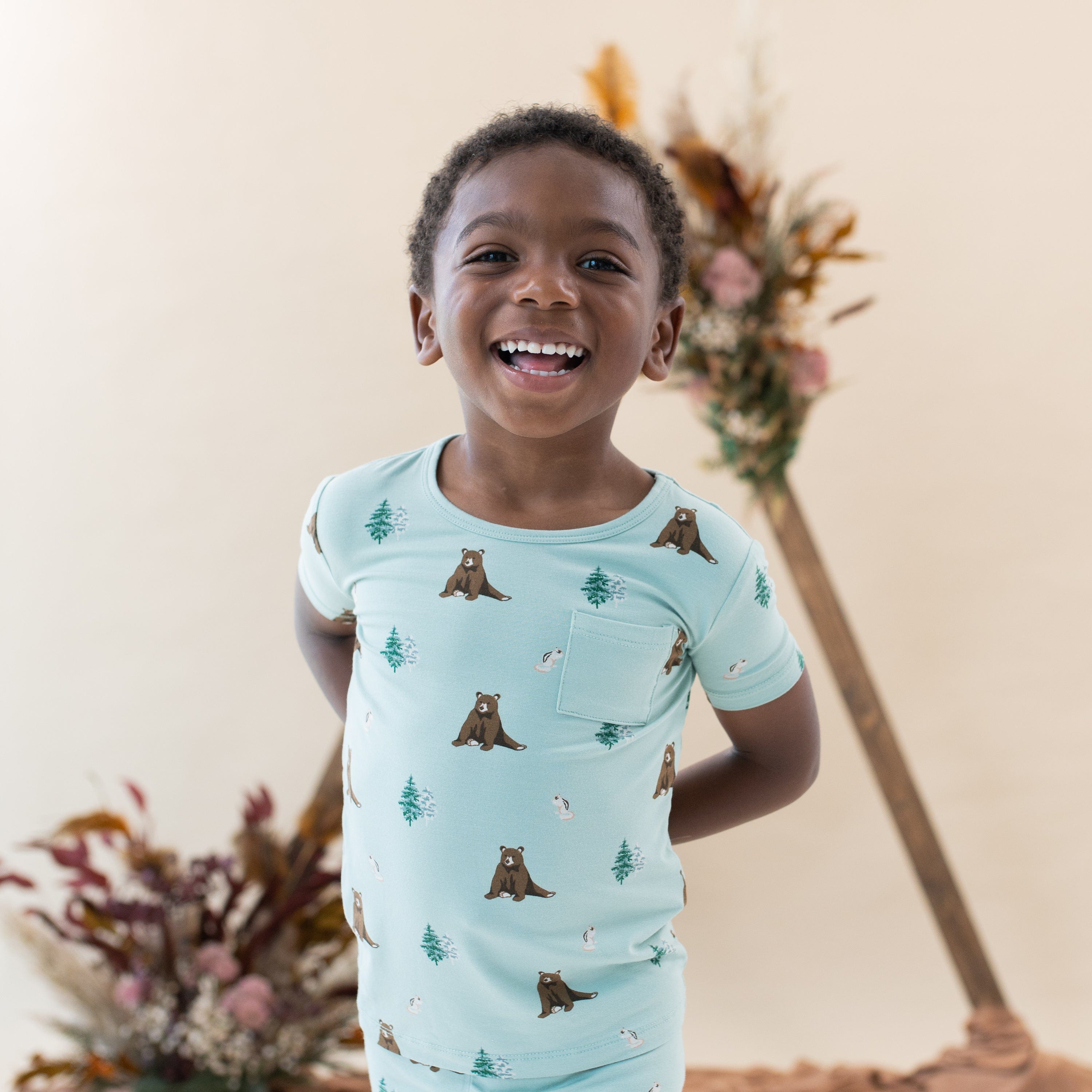 Baby girl short sleeve pajamas new arrivals