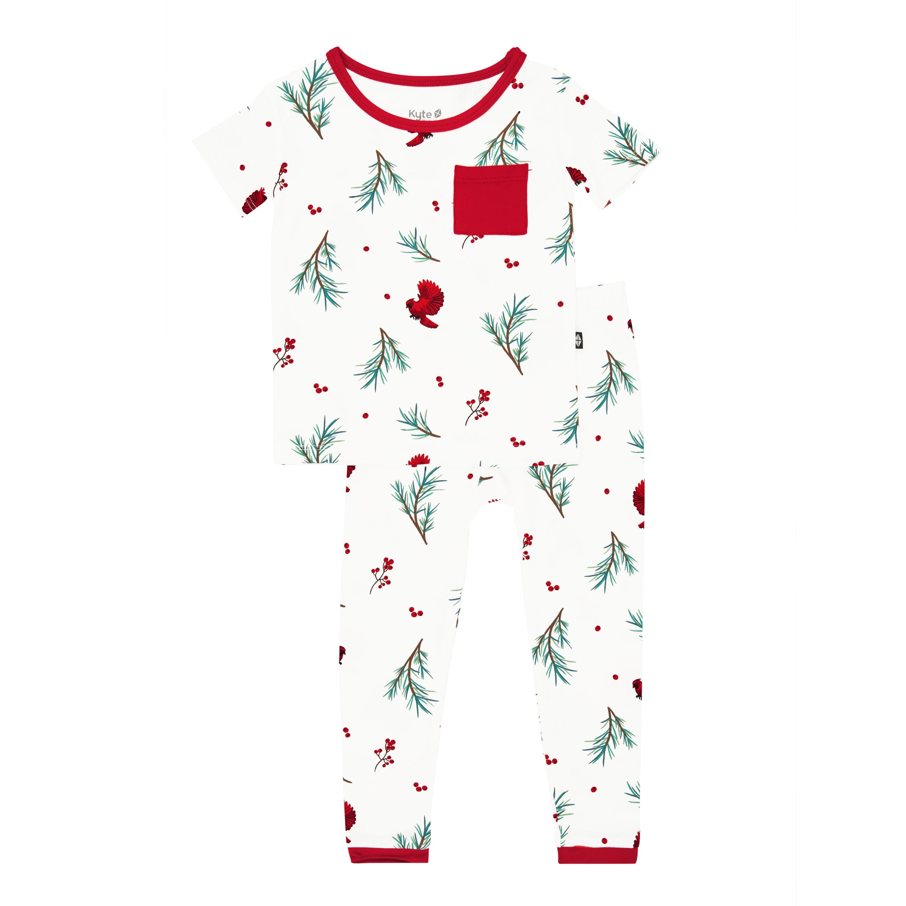 Kyte Baby Short Sleeve with Pants Pajama Short Sleeve with Pants Pajamas in Winterberry