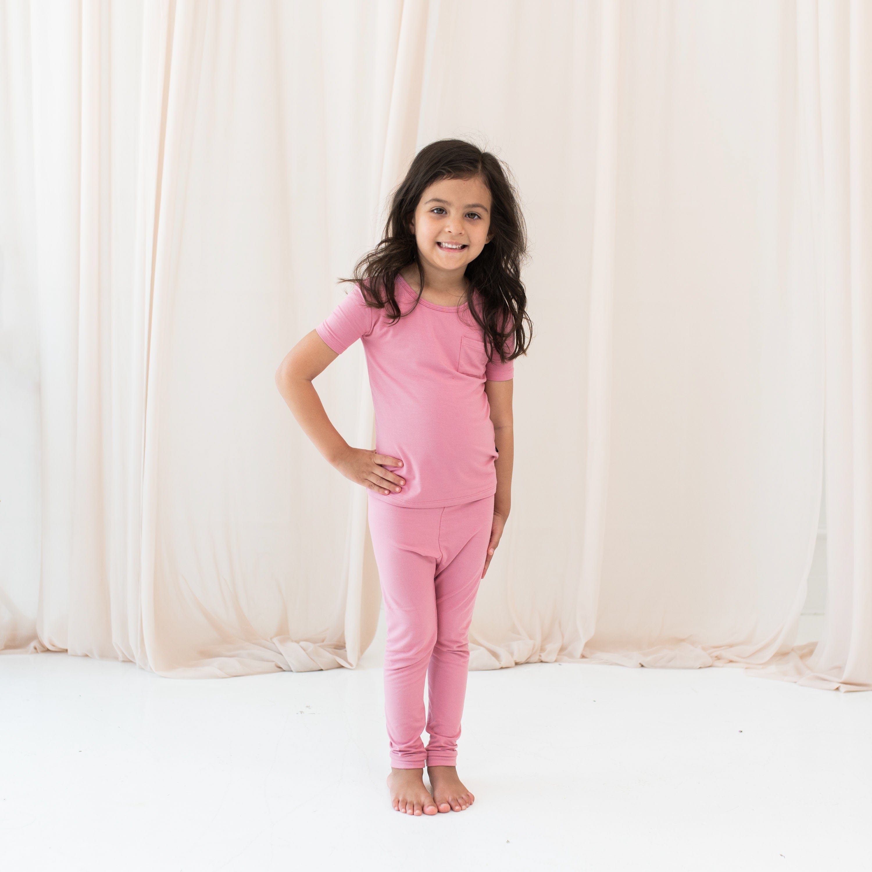 Kyte Baby Short Sleeve PJs - Blush Leopard - outlet 2T