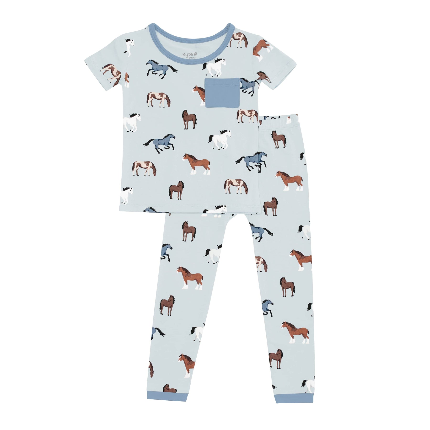 Kyte Baby Short Sleeve with Pants Pajamas Short Sleeve with Pants Pajamas in Horse