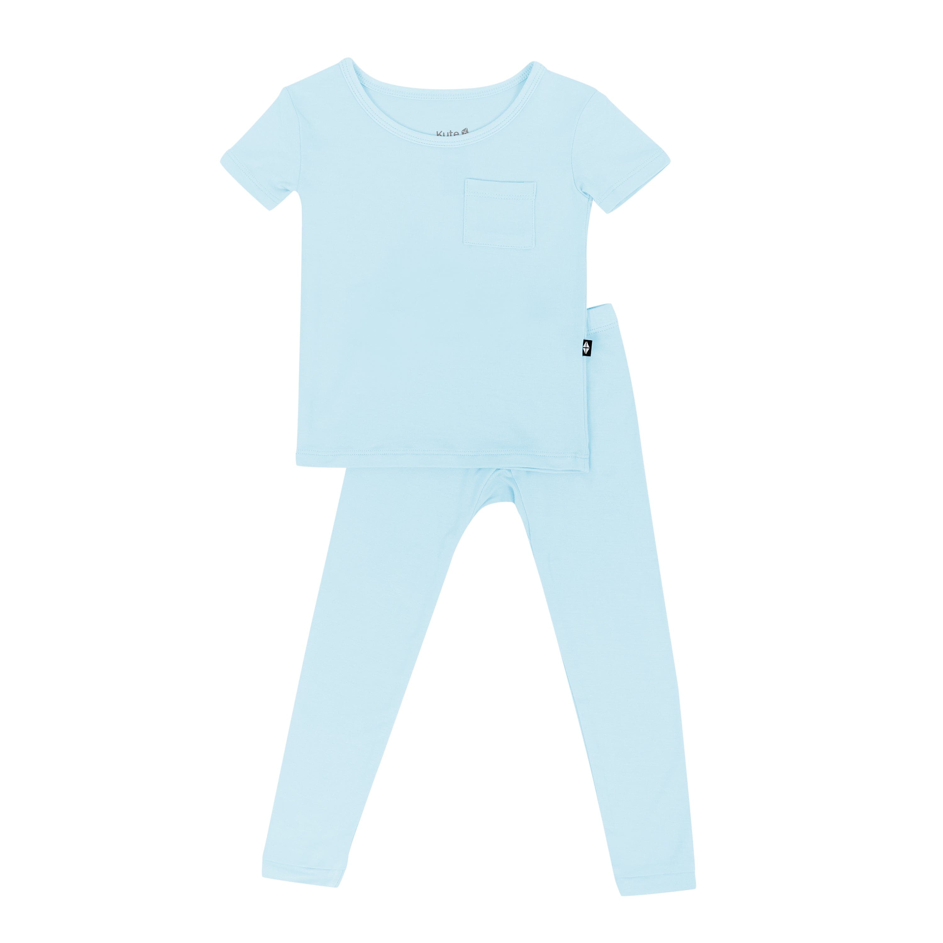 Kyte Baby Short Sleeve with Pants Pajamas Short Sleeve with Pants Pajamas in Powder