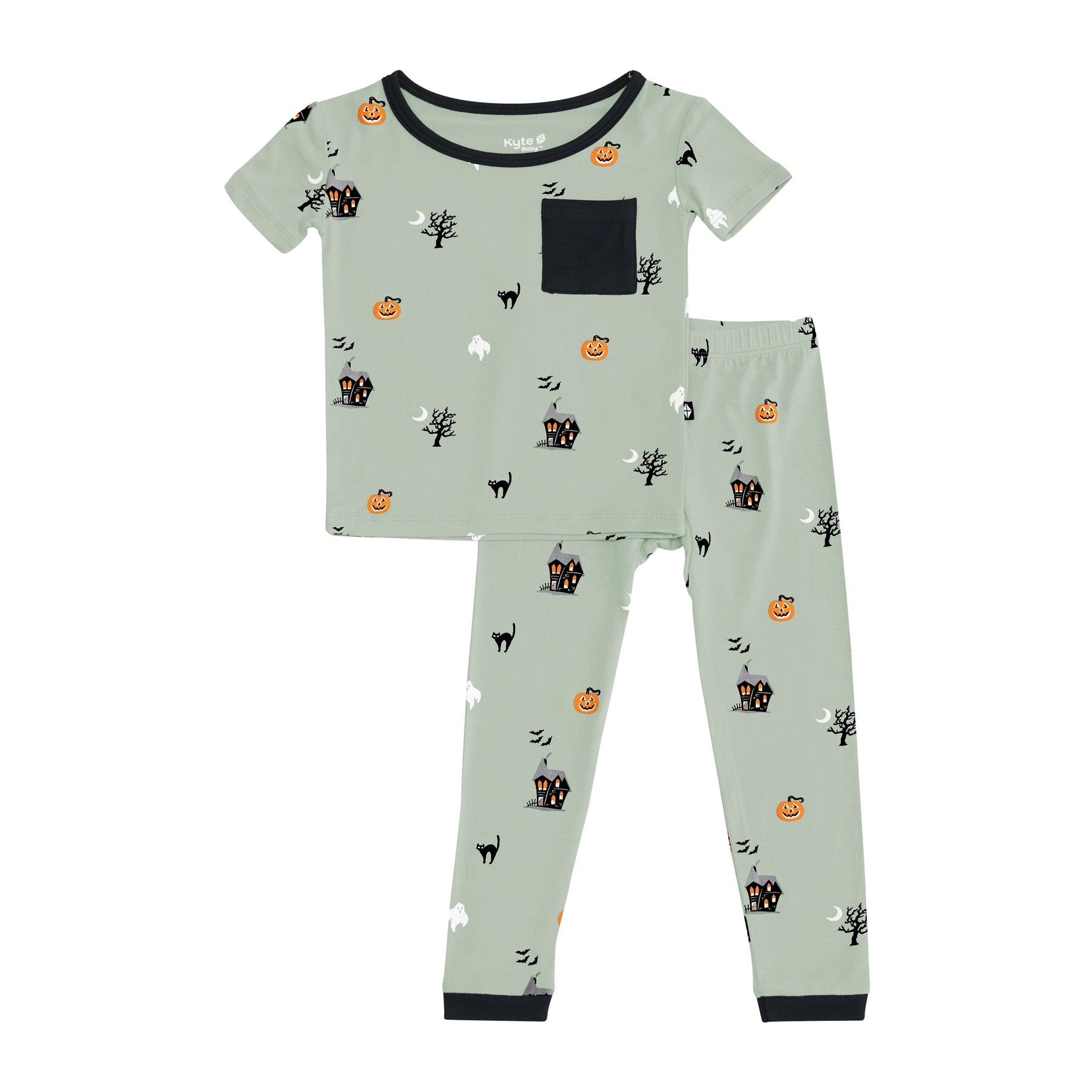 Kyte Baby Short Sleeve with Pants Pajamas Short Sleeve with Pants Pajamas in Spooky