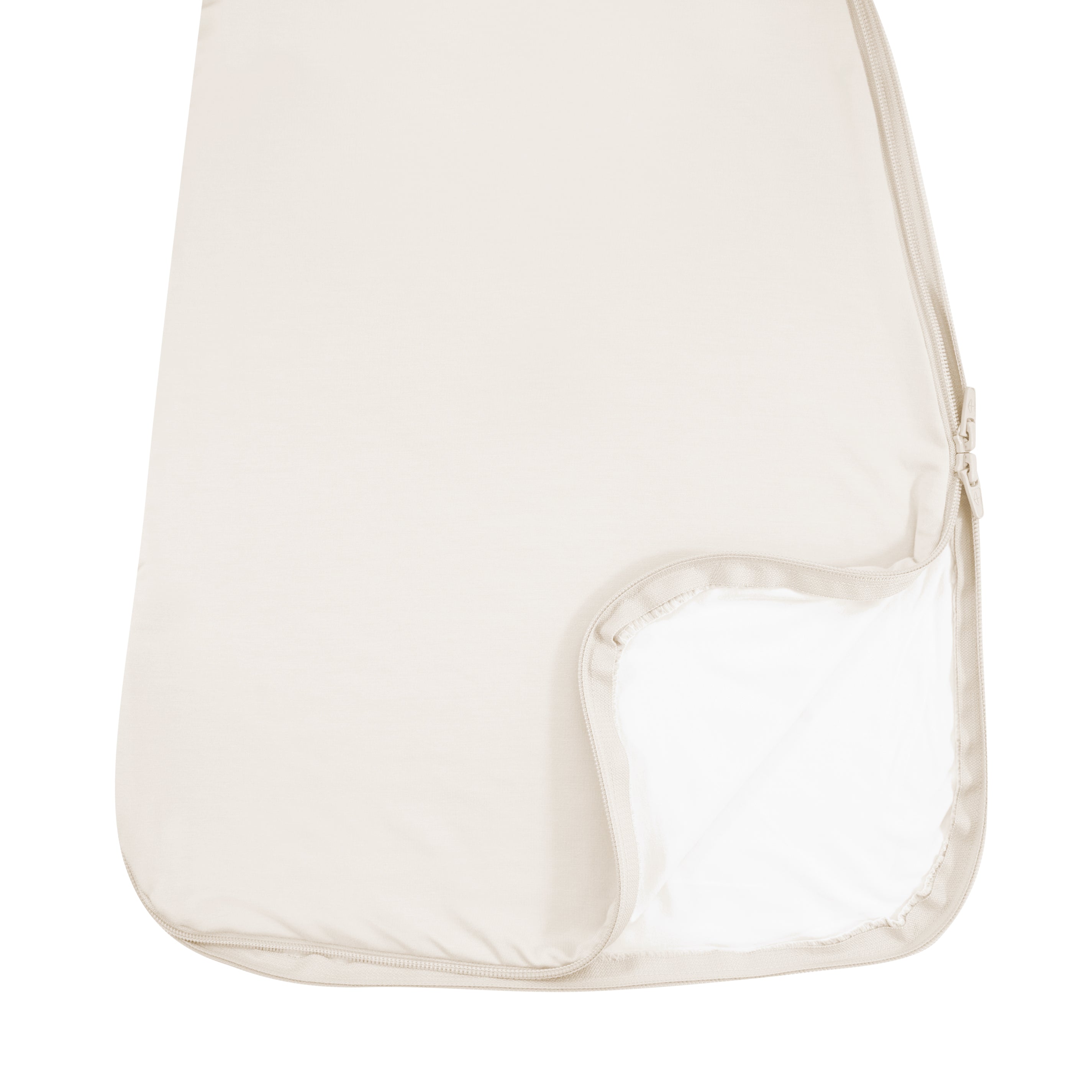 Kyte Baby bamboo Sleep Bag in Oat 0.5 double zipper
