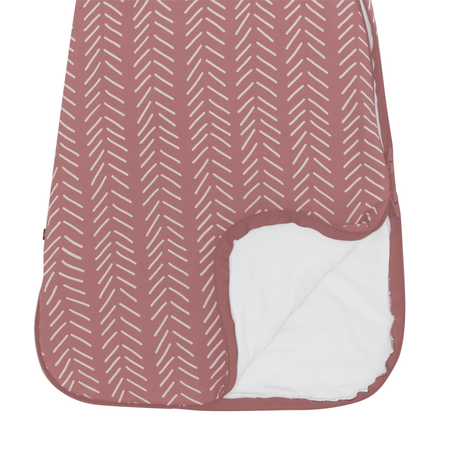 Kyte Baby Sleep Bag 1.0 Tog Sleep Bag in Dusty Rose Herringbone 1.0