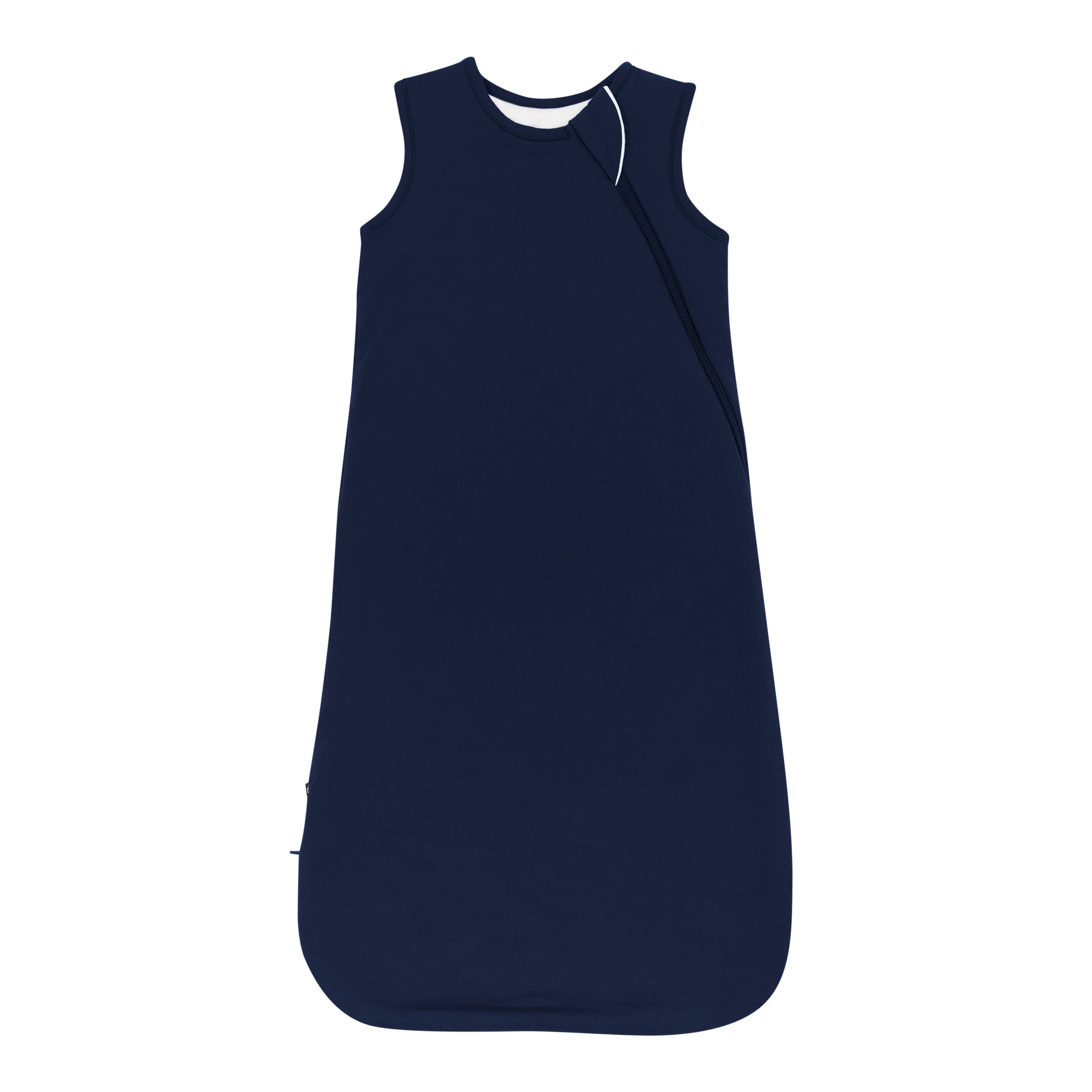 Flat lay of Kyte Baby Sleep Bag in Navy 1.0