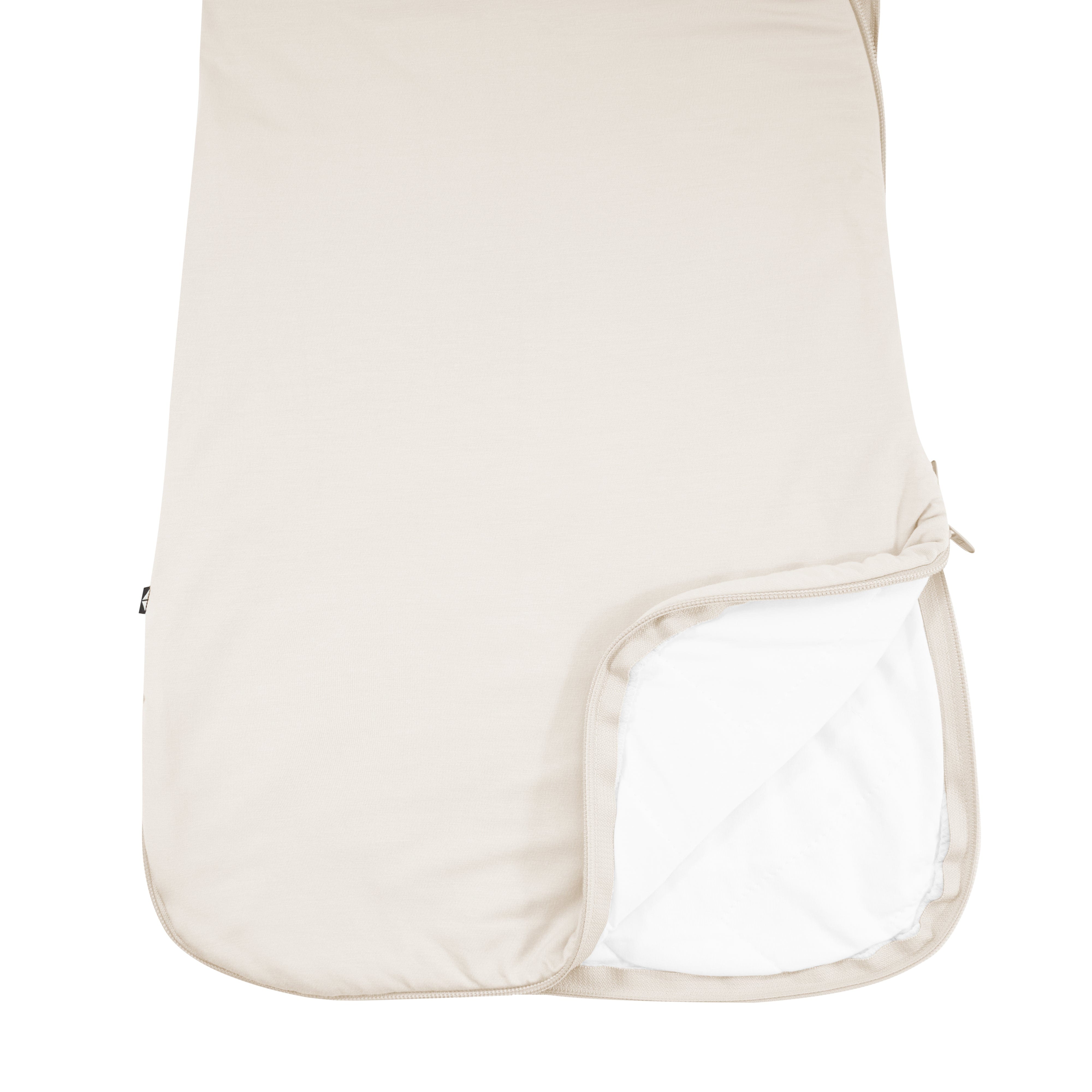 Kyte Baby bamboo Sleep Bag in Oat 1.0 double zipper