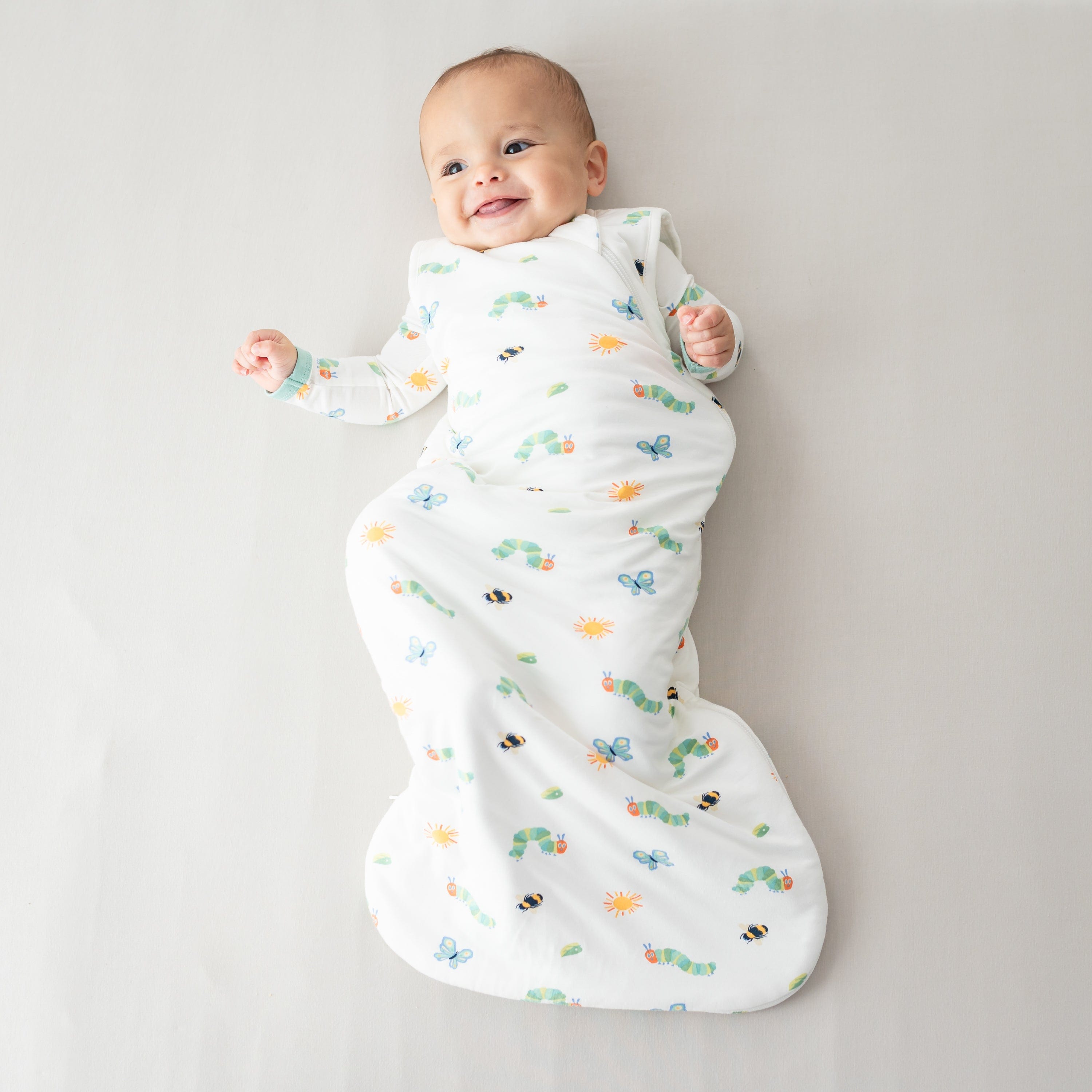 Kyte Baby Sleep Bag 1.0 Tog Sleep Bag in The Very Hungry Caterpillar™ and Friends 1.0