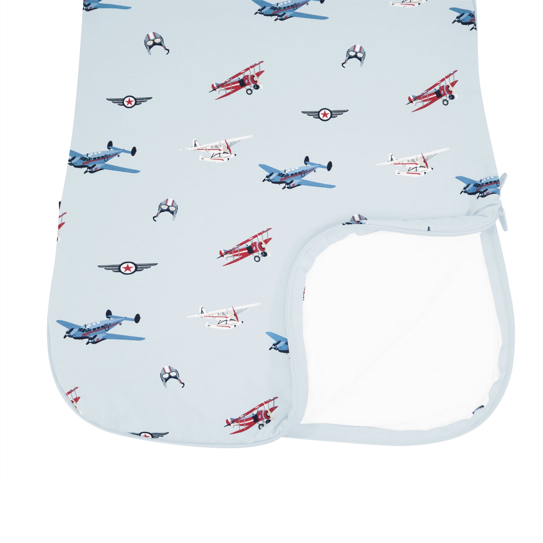 Kyte Baby Sleep Bag 1.0 Tog Sleep Bag in Vintage Planes 1.0