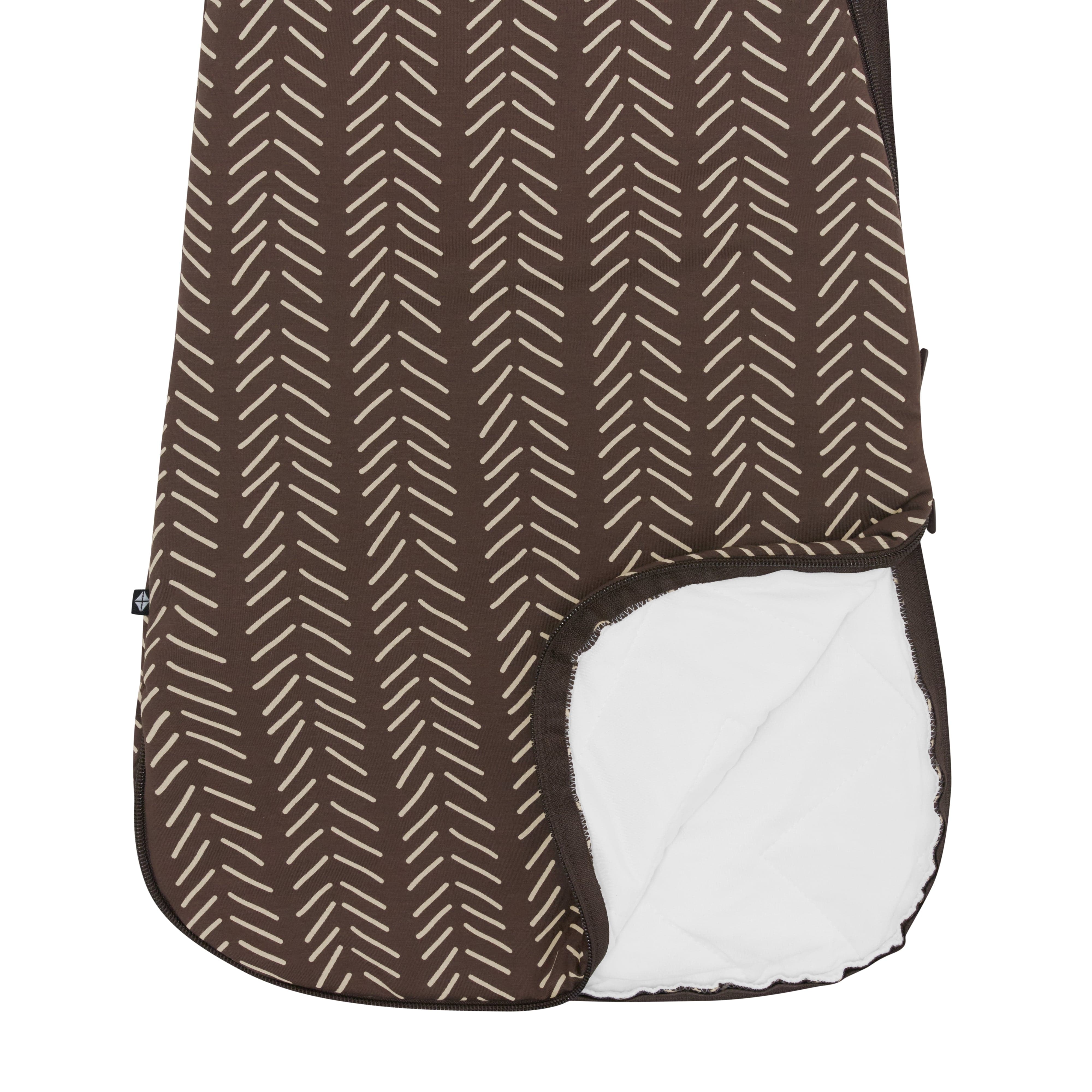 Kyte Baby Sleep Bag 2.5 Tog Sleep Bag in Espresso Herringbone 2.5