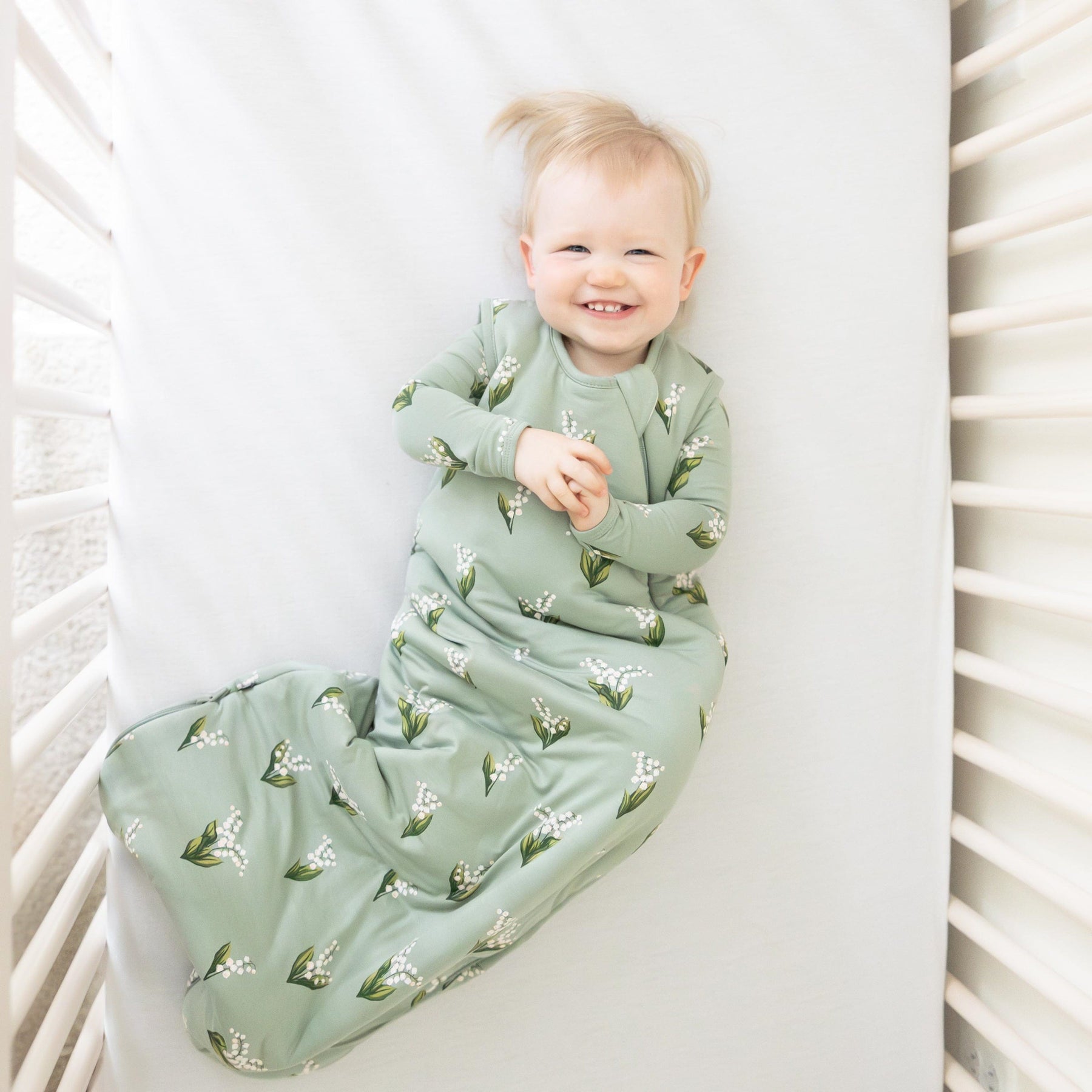 Kyte Baby Sleep Bag 2.5 Tog Sleep Bag in Thyme Lily 2.5