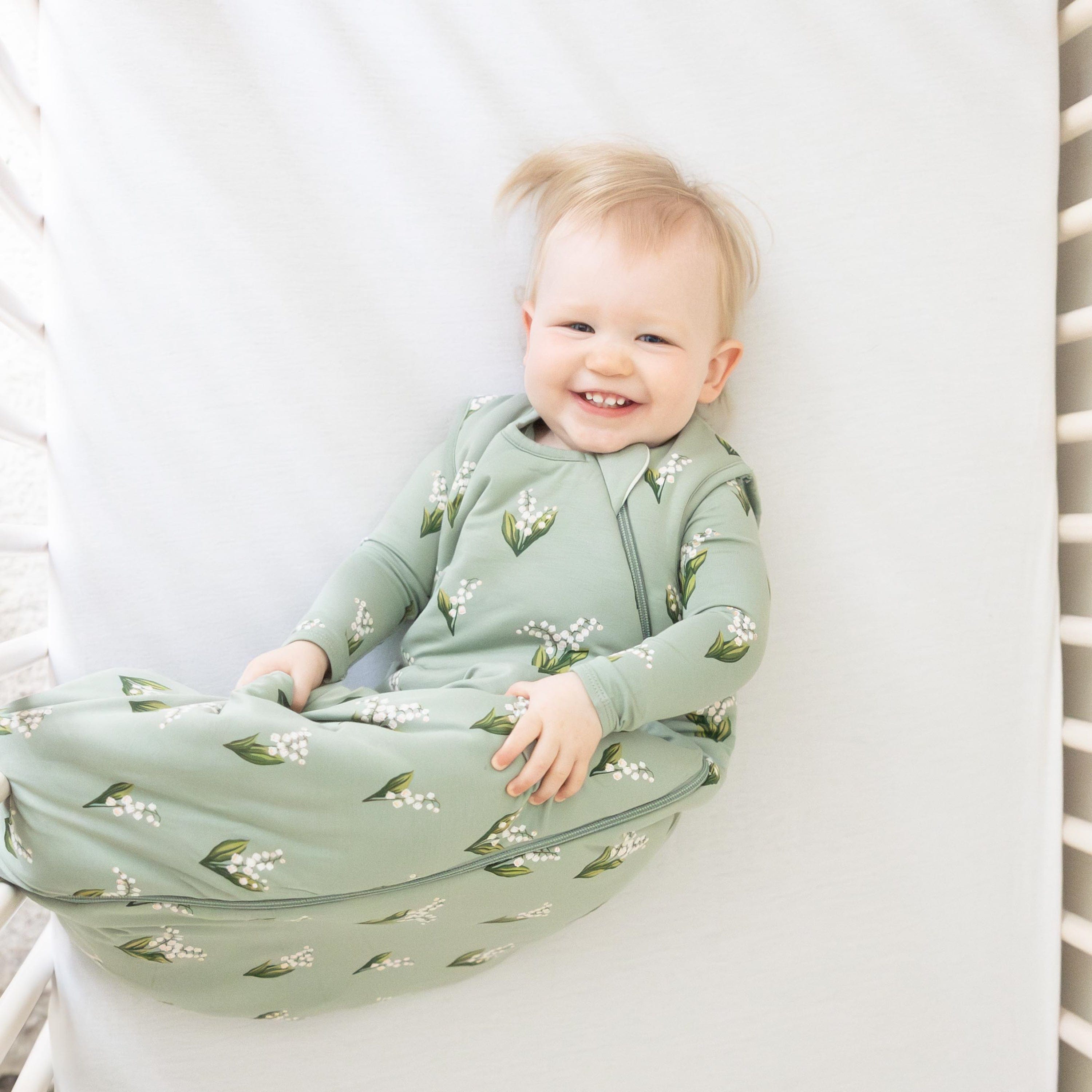 Kyte Baby Sleep Bag 2.5 Tog Sleep Bag in Thyme Lily 2.5