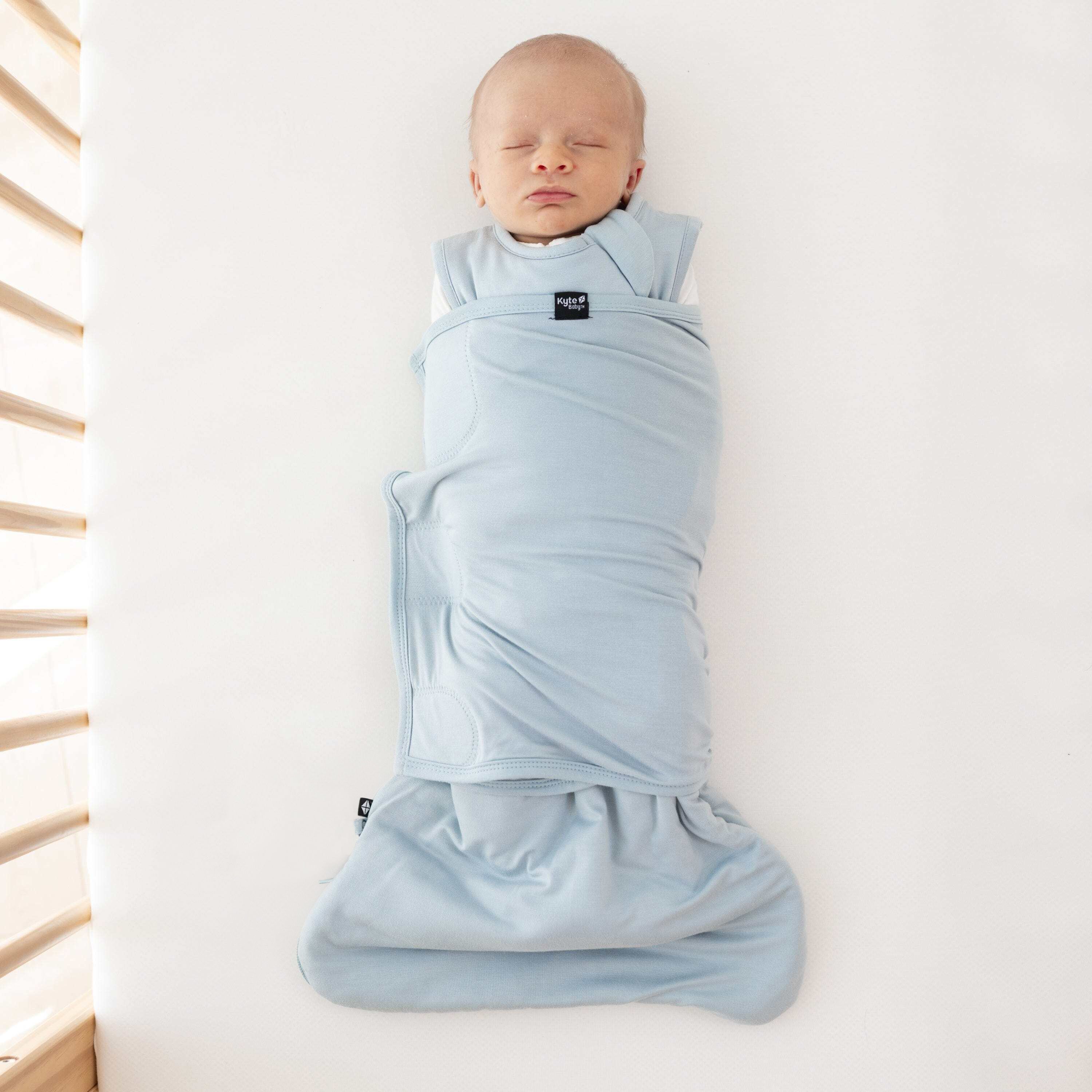 Sleep Bag Swaddler in Fog Bamboo Sleep Bag Kyte Baby