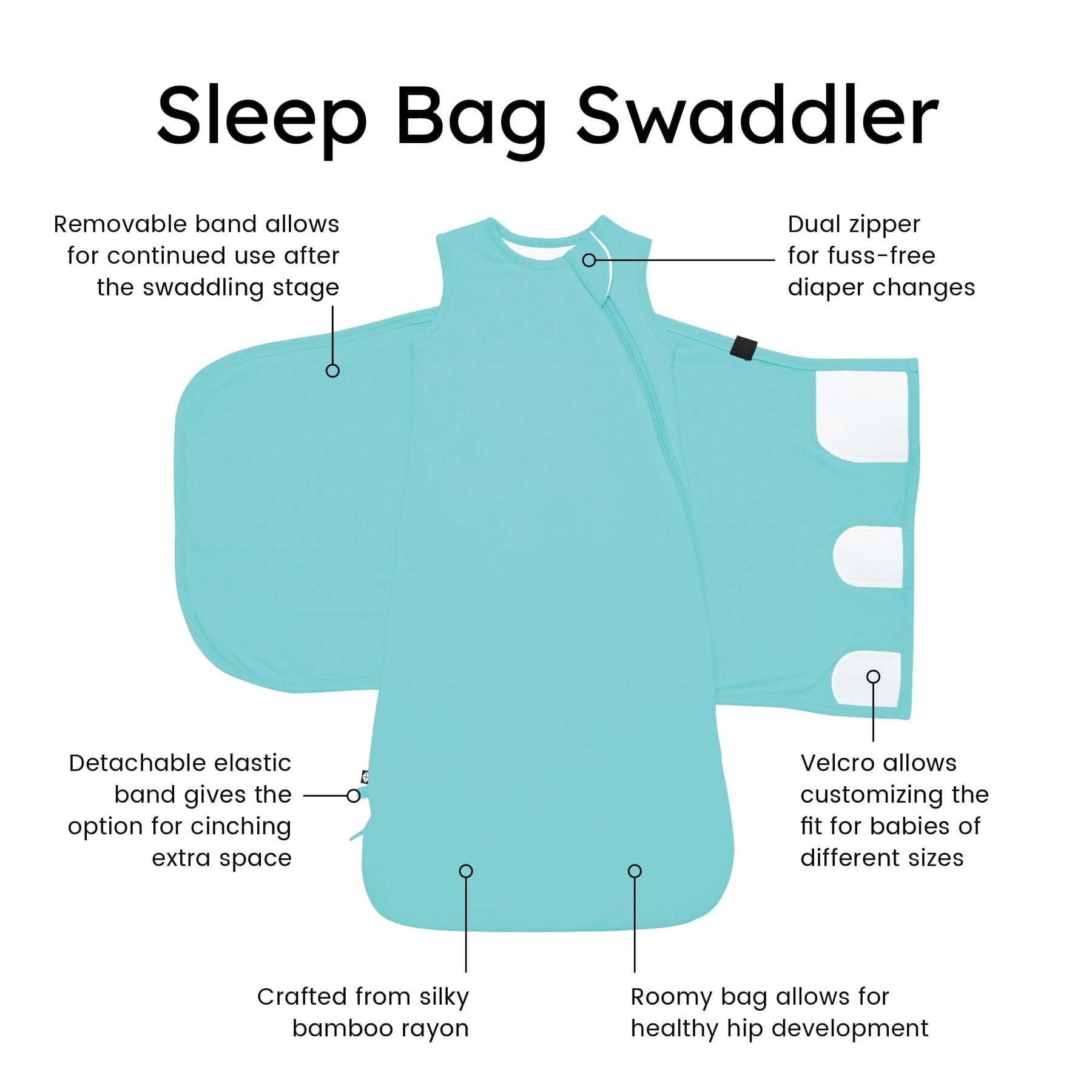 Kyte Baby Sleep Bag Swaddler Robin / XS Sleep Bag Swaddler in Robin