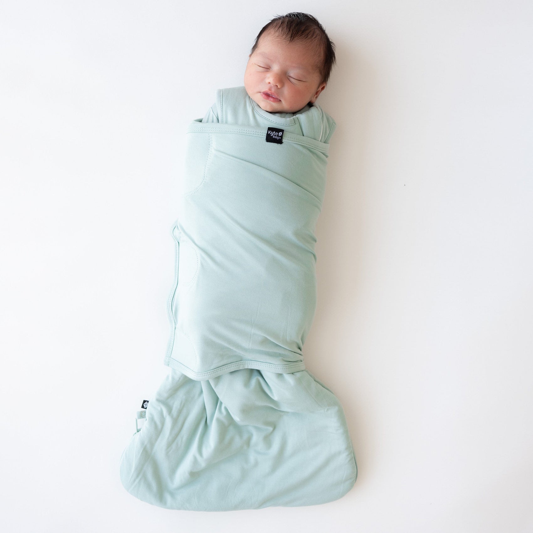 Sleep Bag Swaddler in Sage Bamboo Sleep Bag Kyte Baby