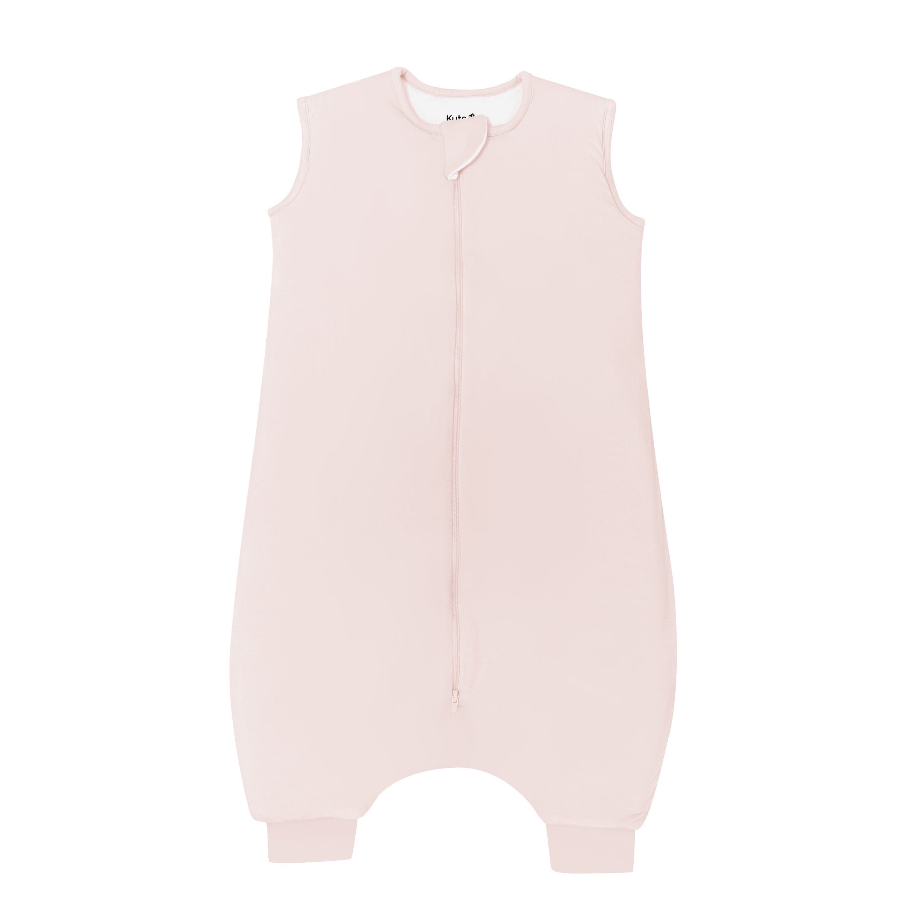 Flat lay of Kyte Baby Sleep Bag Walker in Blush 1.0